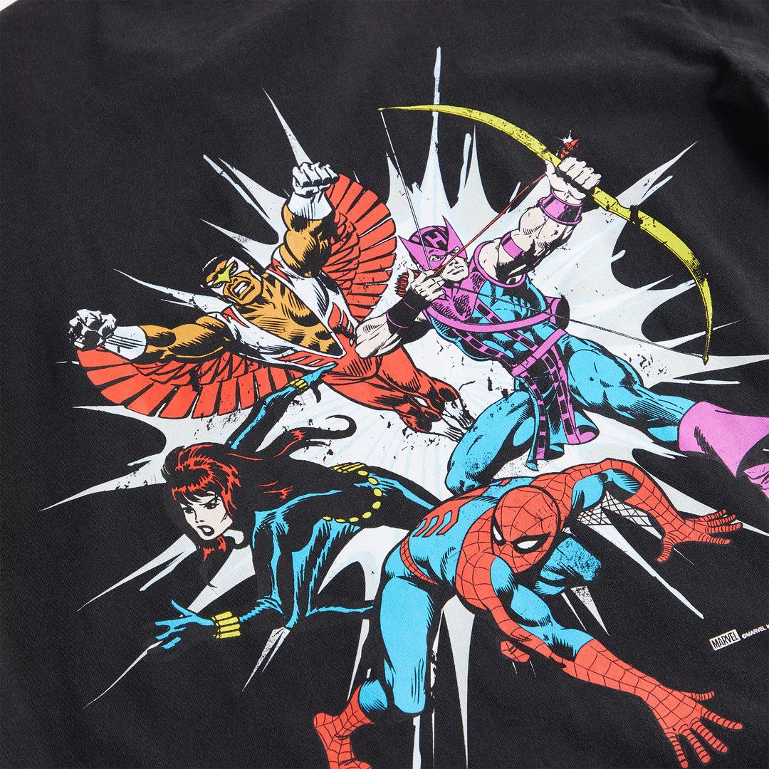Kith Kith Marvel Spider-Man Avengers Vintage Tee Black Size US M / EU 48-50 / 2 - 5 Thumbnail