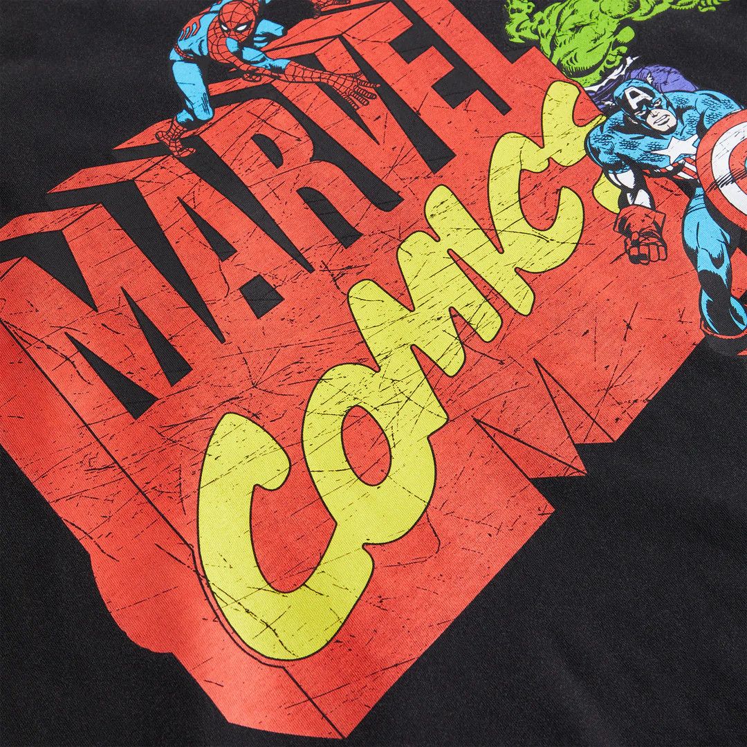 Kith Kith Marvel Spider-Man Avengers Vintage Tee Black Size US M / EU 48-50 / 2 - 4 Thumbnail
