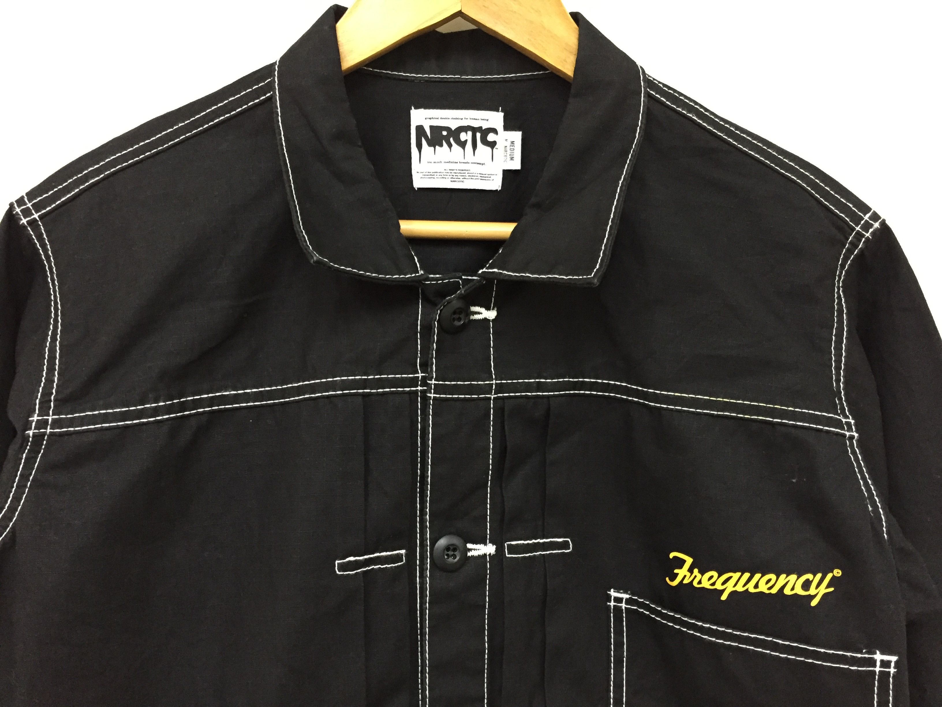 Beauty Beast × Japanese Brand × Narcotic GDC ''frequency of expression'' Contrast stitch trucker l Size US M / EU 48-50 / 2 - 8 Thumbnail