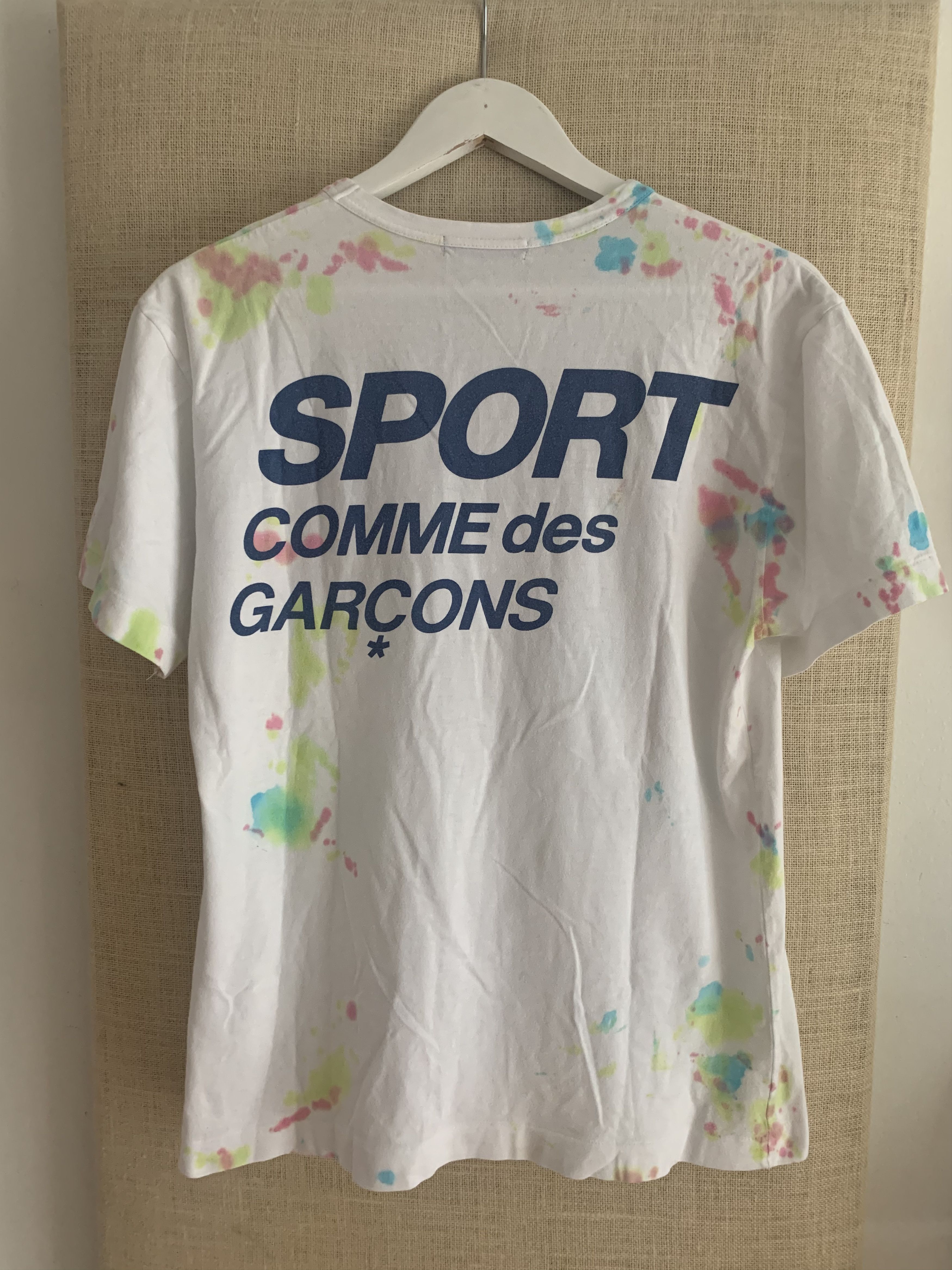 Comme des Garcons × Junya Watanabe Rare CDG SPORT watercolor dye t-shirt Size US M / EU 48-50 / 2 - 5 Thumbnail