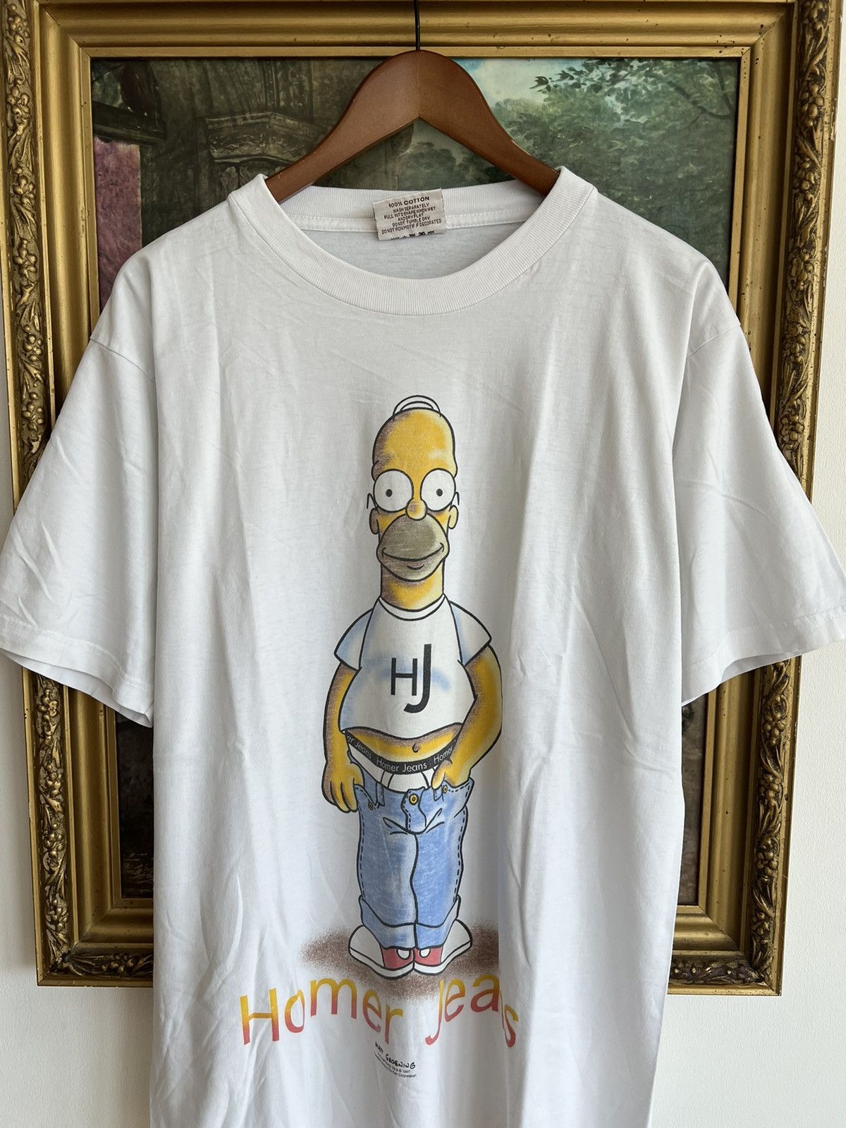 Band Tees Vintage 1997 The Simpsons Homer Jeans Tee (King of the Hill) Size US L / EU 52-54 / 3 - 3 Thumbnail