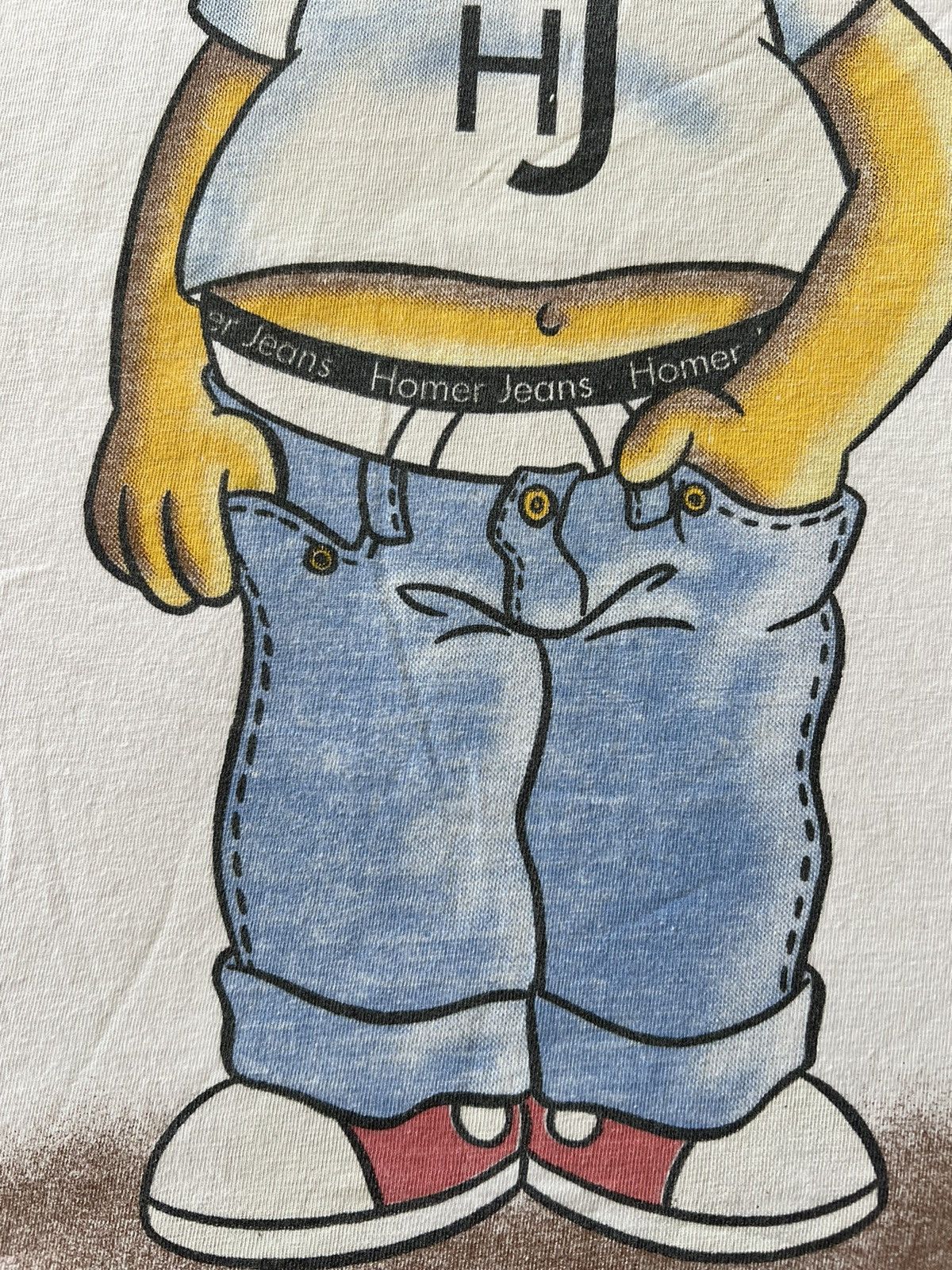 Band Tees Vintage 1997 The Simpsons Homer Jeans Tee (King of the Hill) Size US L / EU 52-54 / 3 - 6 Thumbnail