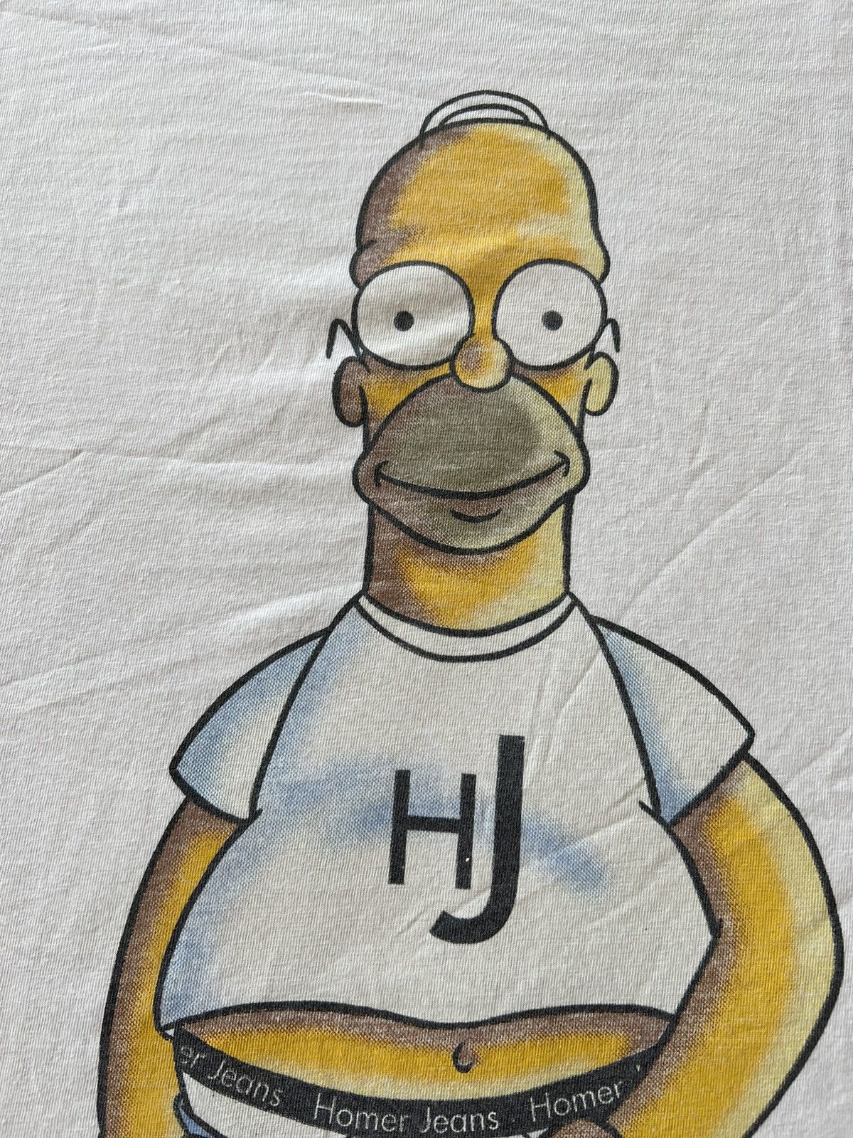 Band Tees Vintage 1997 The Simpsons Homer Jeans Tee (King of the Hill) Size US L / EU 52-54 / 3 - 5 Thumbnail