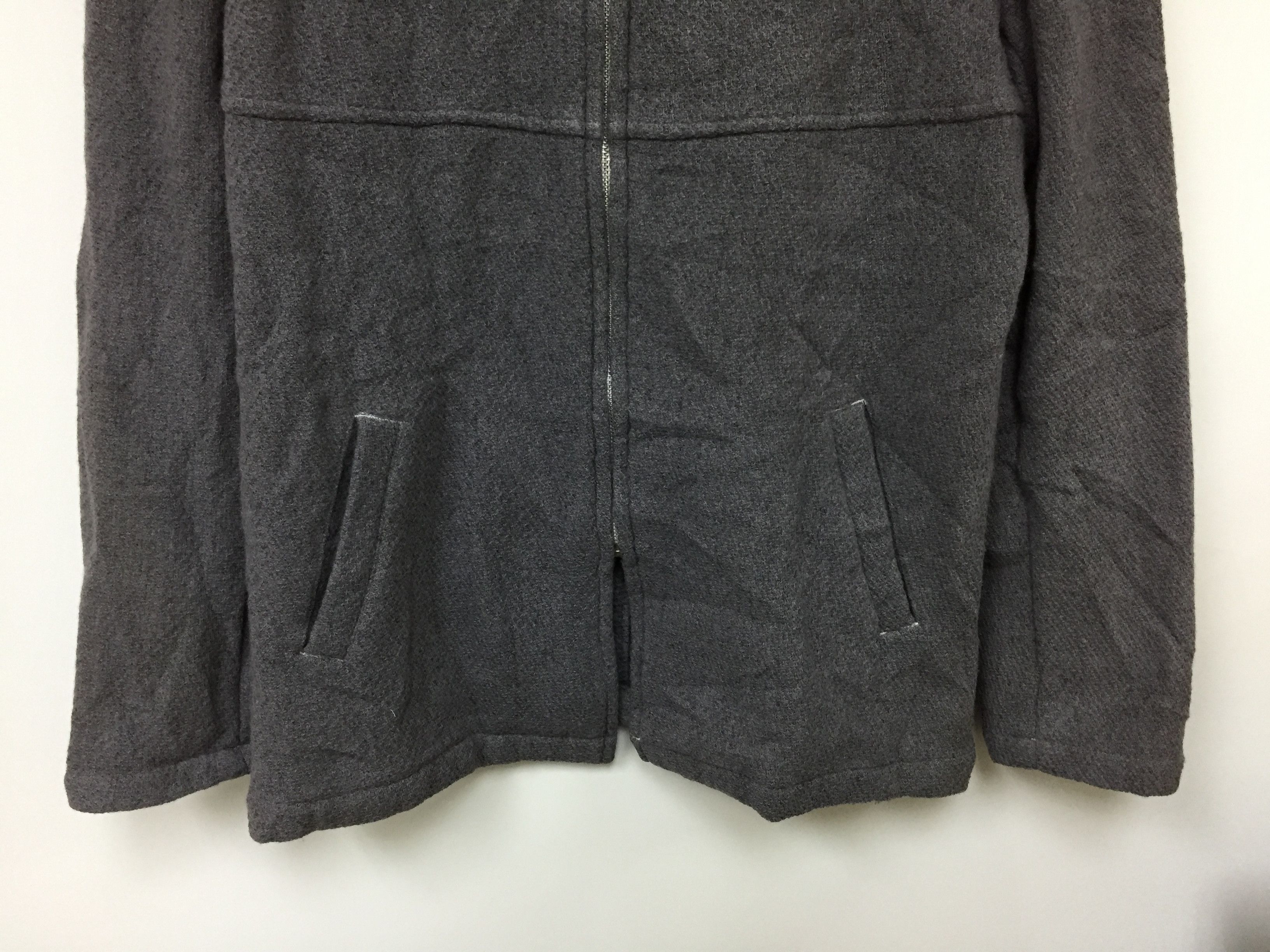 Comme des Garcons Homme AW2000 COMME DES GARCONS wool zipper jacket Size US M / EU 48-50 / 2 - 5 Thumbnail