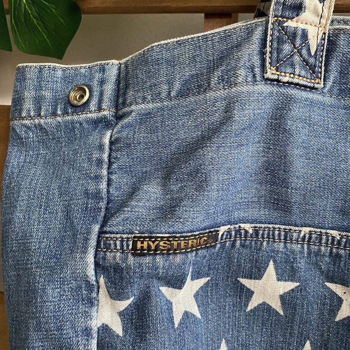 Hysteric Glamour × Japanese Brand Hysteric Glamour Reconstructed Denim Small Tote Bag Size ONE SIZE - 4 Thumbnail