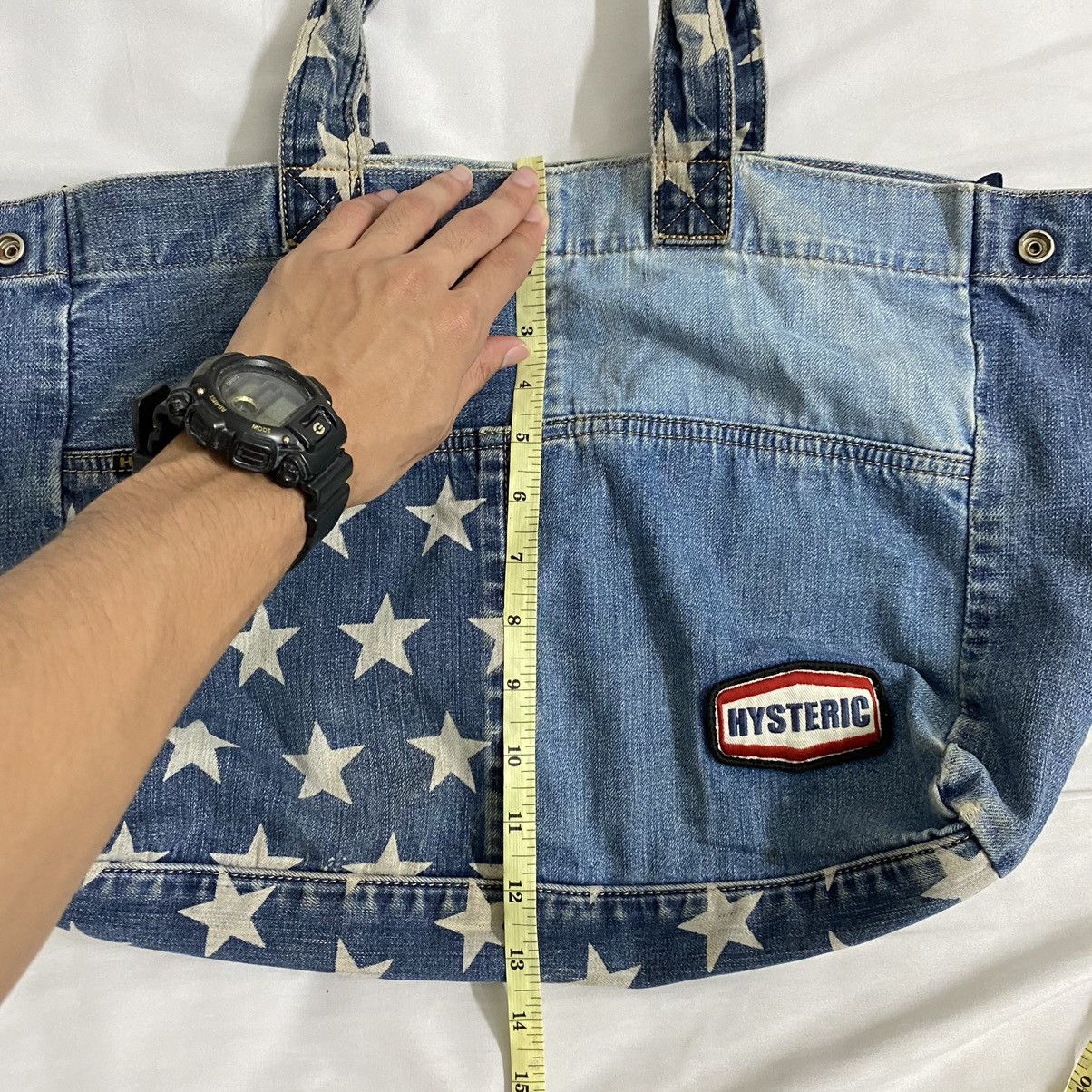Hysteric Glamour × Japanese Brand Hysteric Glamour Reconstructed Denim Small Tote Bag Size ONE SIZE - 21 Thumbnail