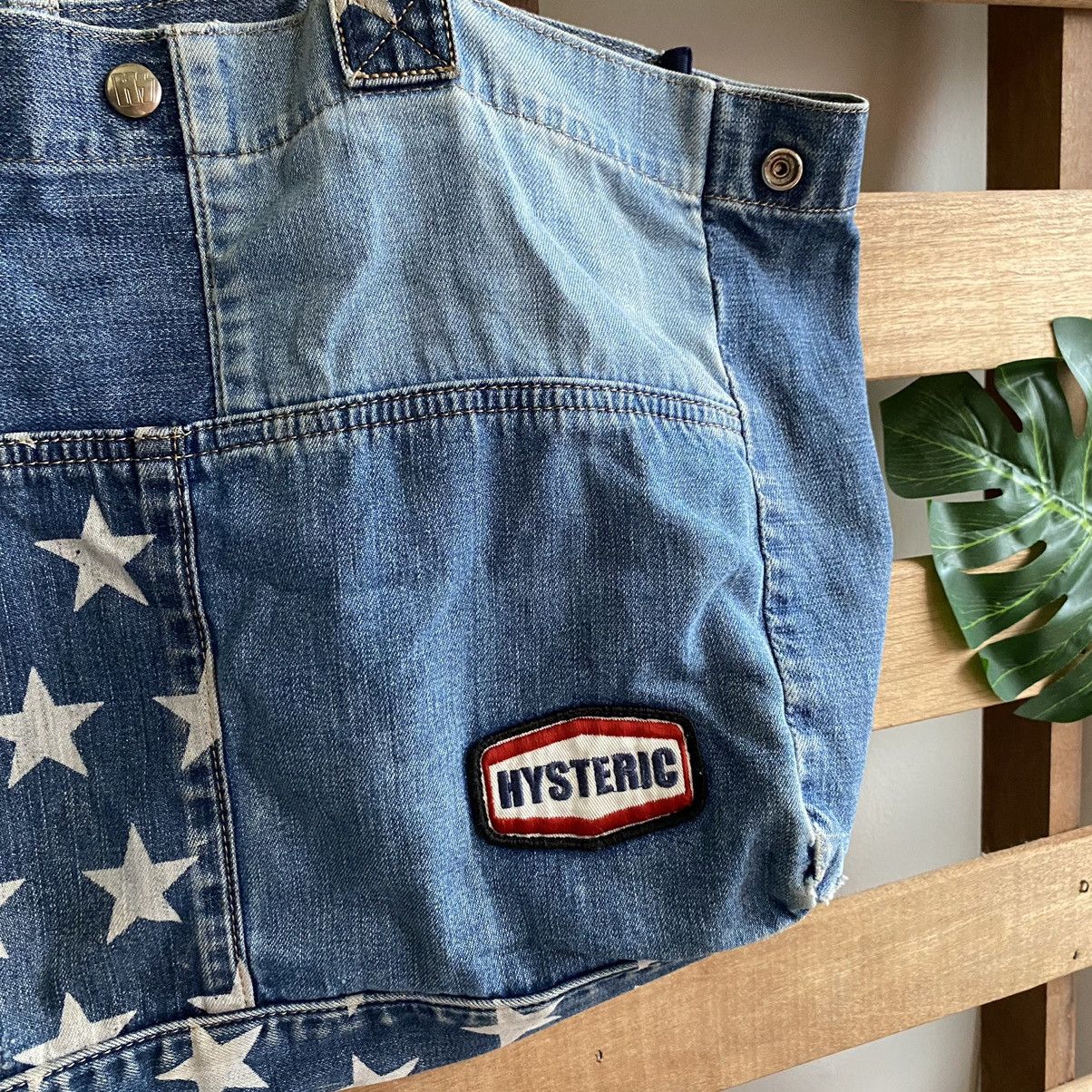 Hysteric Glamour × Japanese Brand Hysteric Glamour Reconstructed Denim Small Tote Bag Size ONE SIZE - 3 Thumbnail