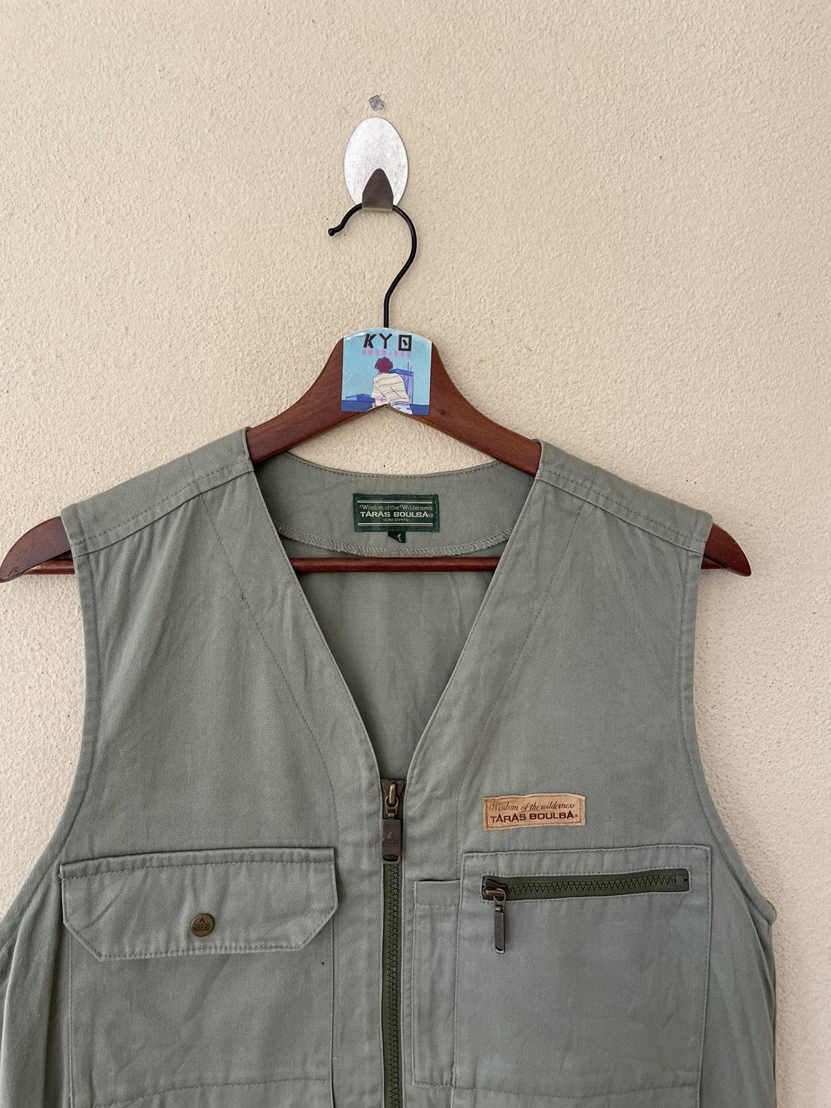 Japanese Brand × Vintage VINTAGE TARAS BOULBA HUNTER VEST Size US M / EU 48-50 / 2 - 3 Thumbnail