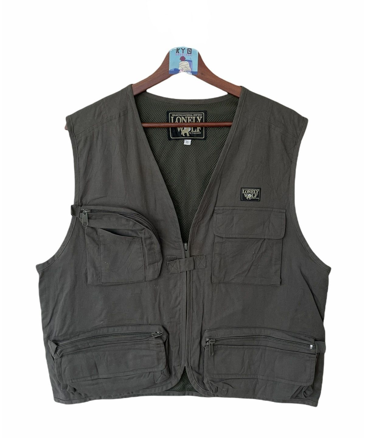 VINTAGE LONELY WOLF HUNTER VEST