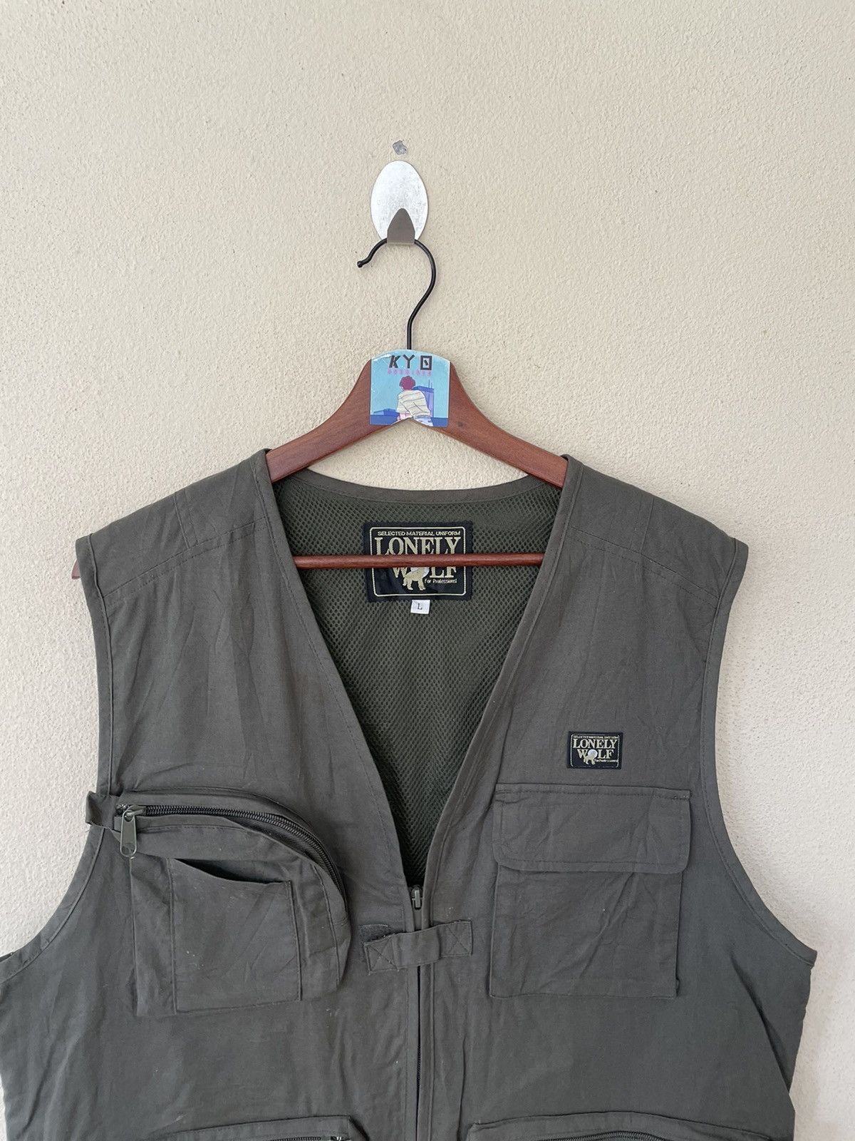 Japanese Brand × LONE WOLF VINTAGE LONELY WOLF HUNTER VEST Size US L / EU 52-54 / 3 - 3 Thumbnail