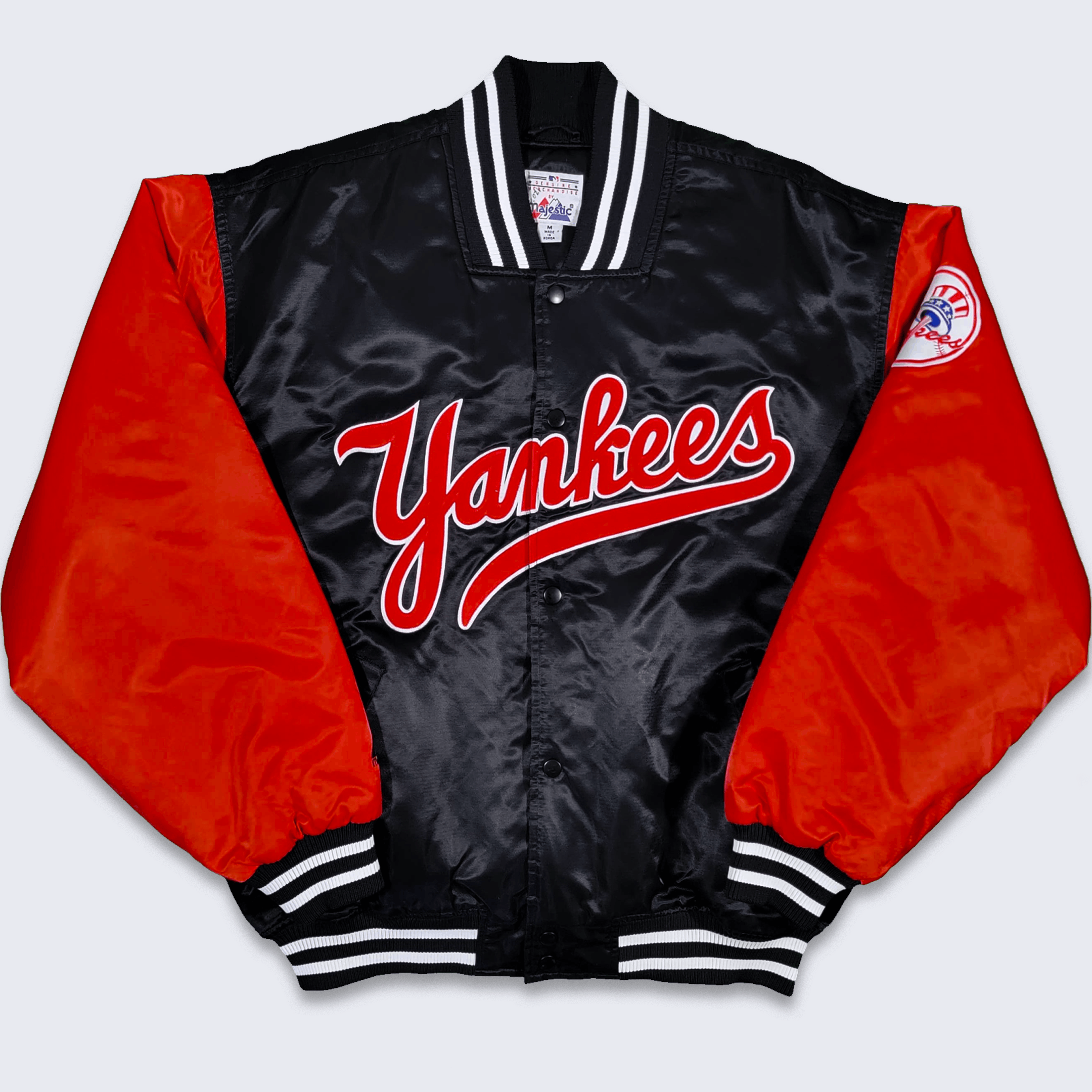 Vintage New York Yankees MLB Majestic Varsity Baseball Bomber Jacket  American