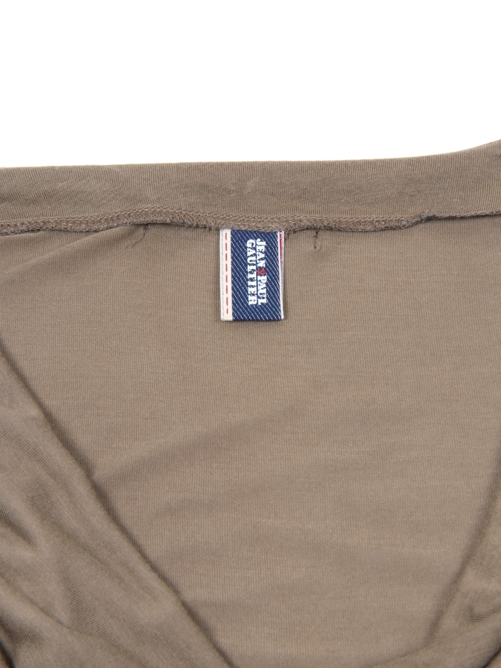 Jean Paul Gaultier × Vintage Vintage y2k Jean Paul Gaultier Logo Viscose Top(XS) Size XS / US 0-2 / IT 36-38 - 5 Thumbnail