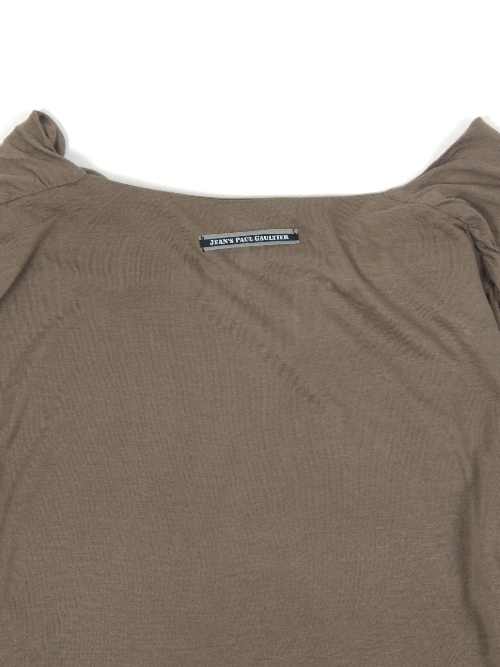 Jean Paul Gaultier × Vintage Vintage y2k Jean Paul Gaultier Logo Viscose Top(XS) Size XS / US 0-2 / IT 36-38 - 6 Thumbnail
