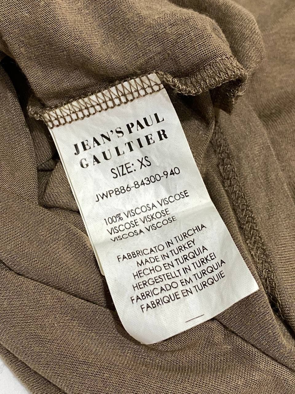 Jean Paul Gaultier × Vintage Vintage y2k Jean Paul Gaultier Logo Viscose Top(XS) Size XS / US 0-2 / IT 36-38 - 9 Thumbnail