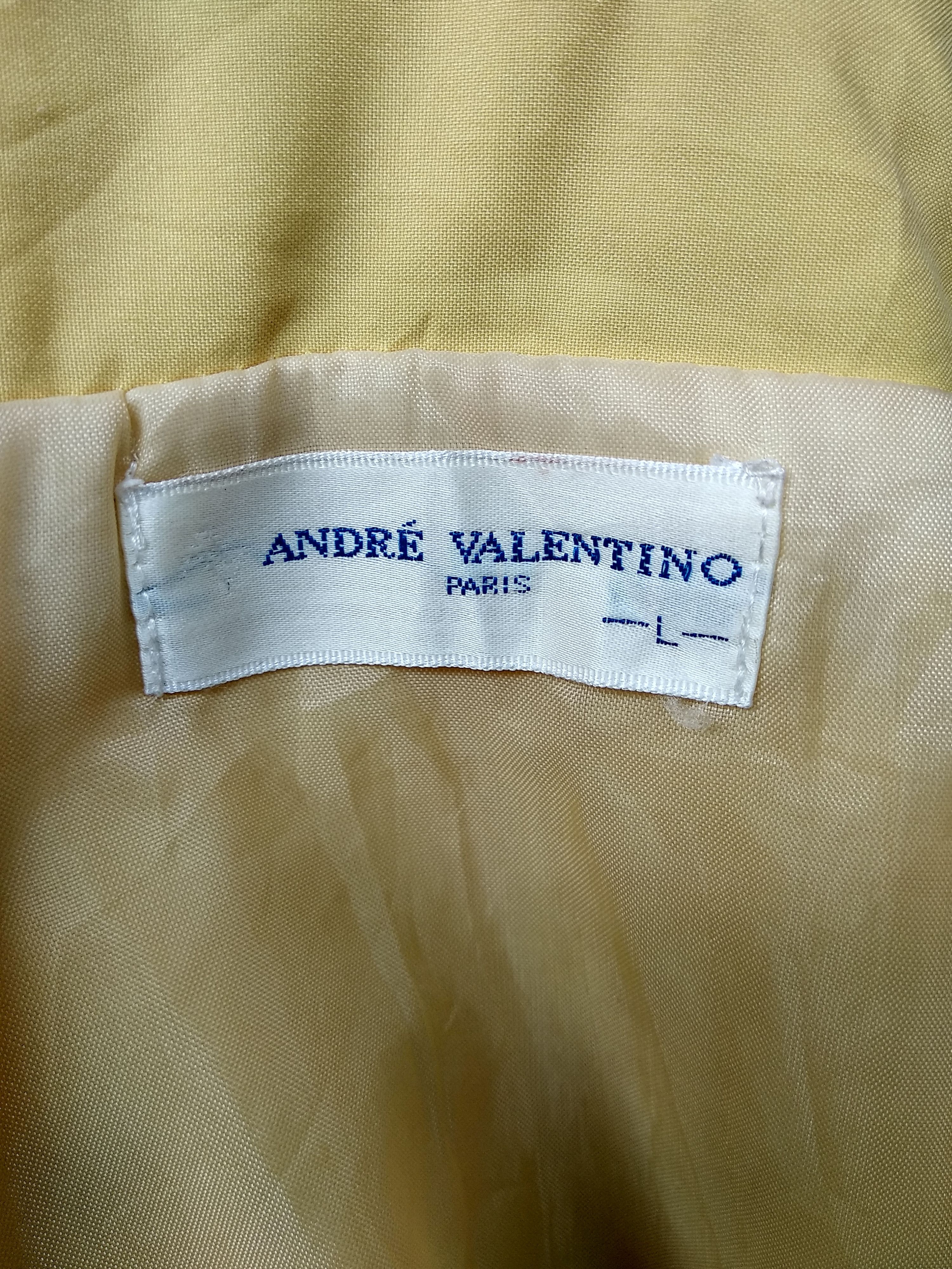 Designer Hot 🔥 Vintage André Valentino Paris Sweater/Size L. Size US L / EU 52-54 / 3 - 5 Thumbnail