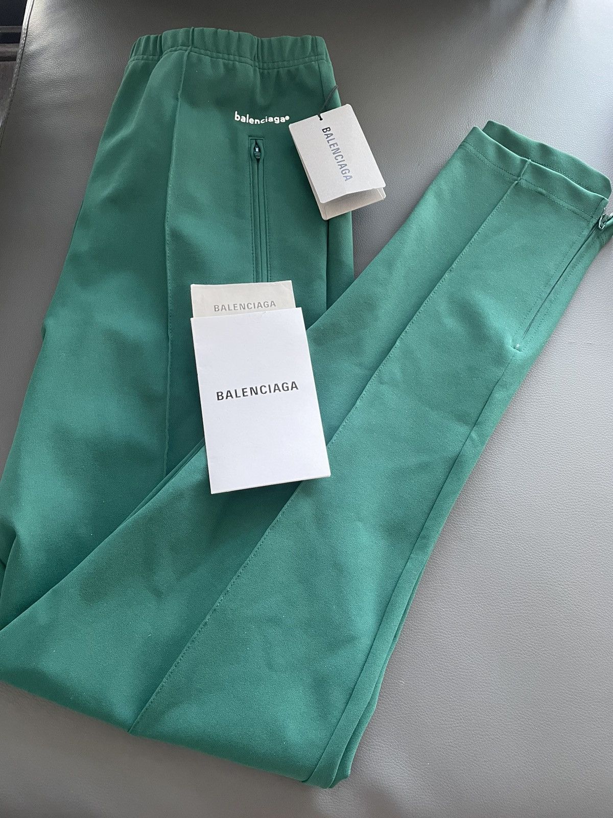 Balenciaga Rare Brand New Runway Very Limited Logo Elastic Stretch Pant Size US 33 - 5 Thumbnail