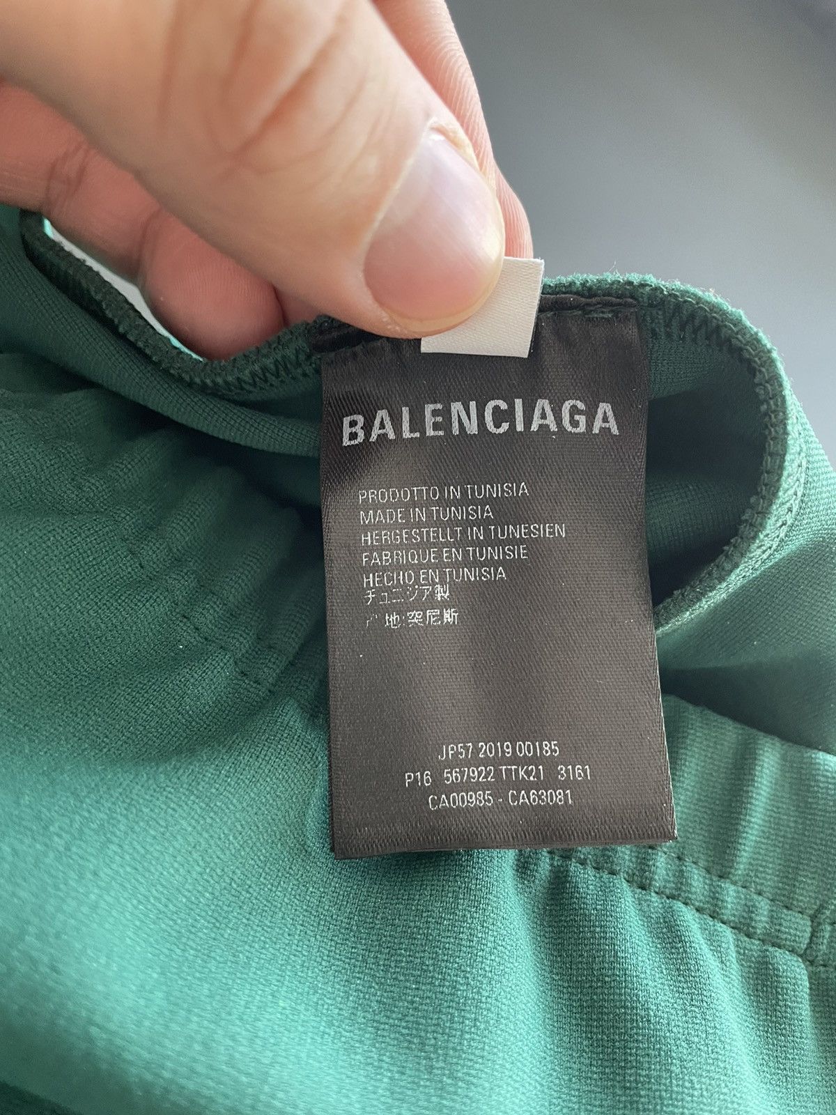 Balenciaga Rare Brand New Runway Very Limited Logo Elastic Stretch Pant Size US 33 - 9 Thumbnail