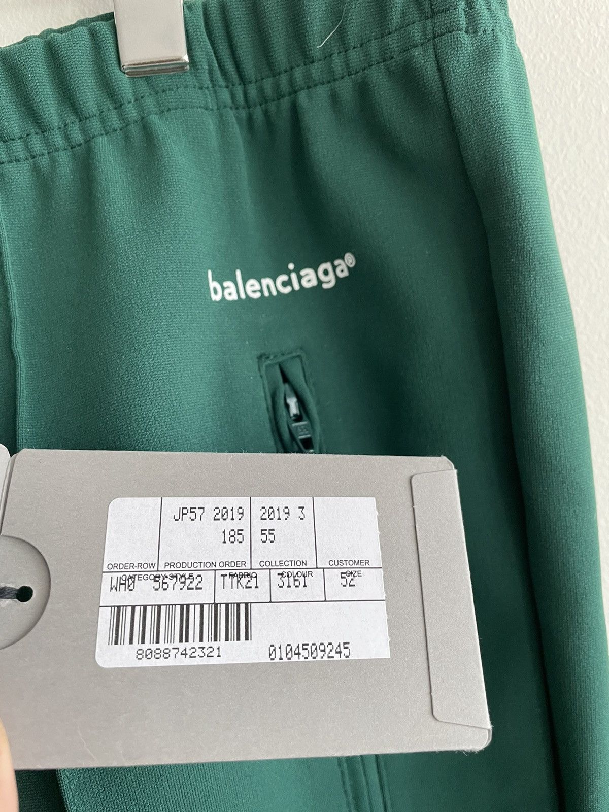 Balenciaga Rare Brand New Runway Very Limited Logo Elastic Stretch Pant Size US 33 - 7 Thumbnail