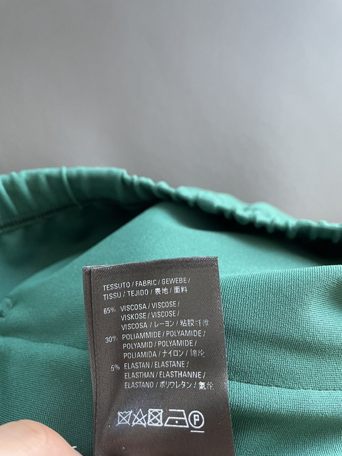 Balenciaga Rare Brand New Runway Very Limited Logo Elastic Stretch Pant Size US 33 - 11 Thumbnail
