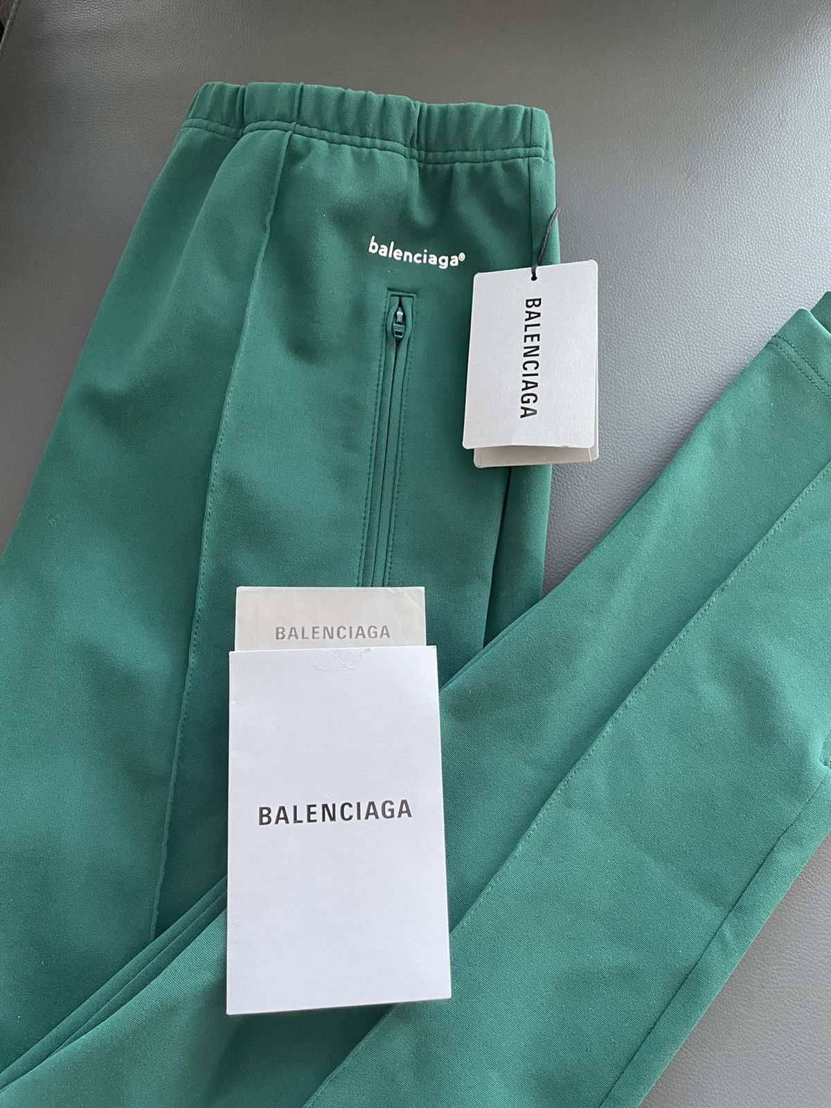 Balenciaga Rare Brand New Runway Very Limited Logo Elastic Stretch Pant Size US 33 - 1 Thumbnail