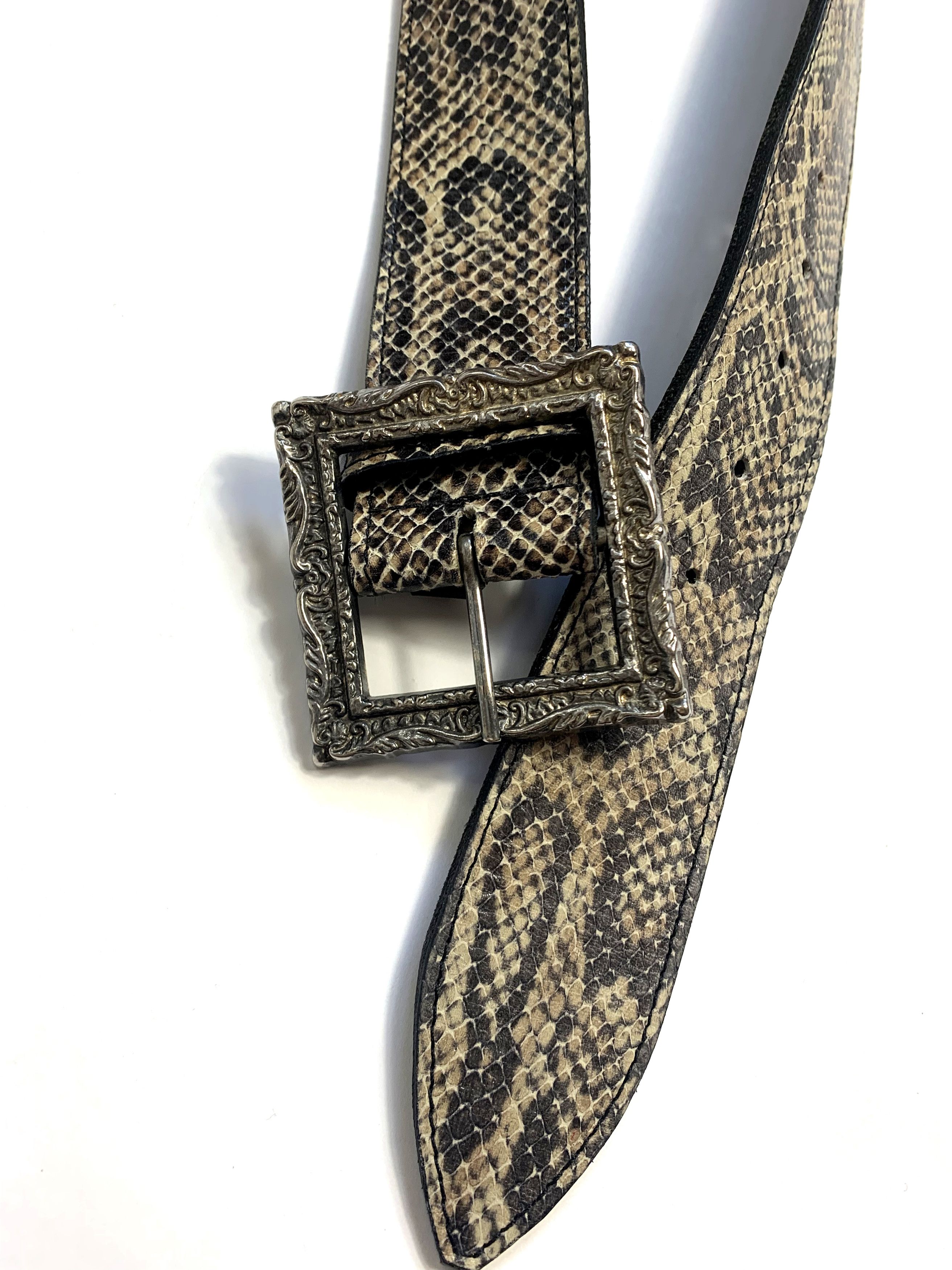 Vivienne Westwood Rare Vivienne Westwood grand hotel snake leather belt 90s Size ONE SIZE - 2 Thumbnail