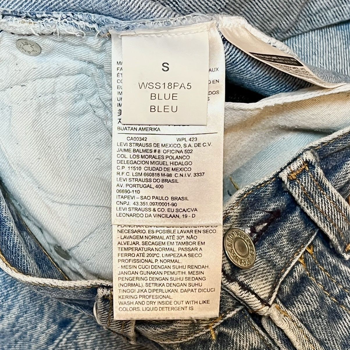 Levi's × Vetements Vetements X Levi’s Front Logo Embroidered Denim Jeans Pants Size US 30 / EU 46 - 8 Thumbnail