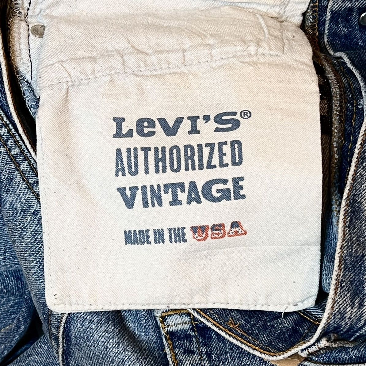 Levi's × Vetements Vetements X Levi’s Front Logo Embroidered Denim Jeans Pants Size US 30 / EU 46 - 7 Thumbnail