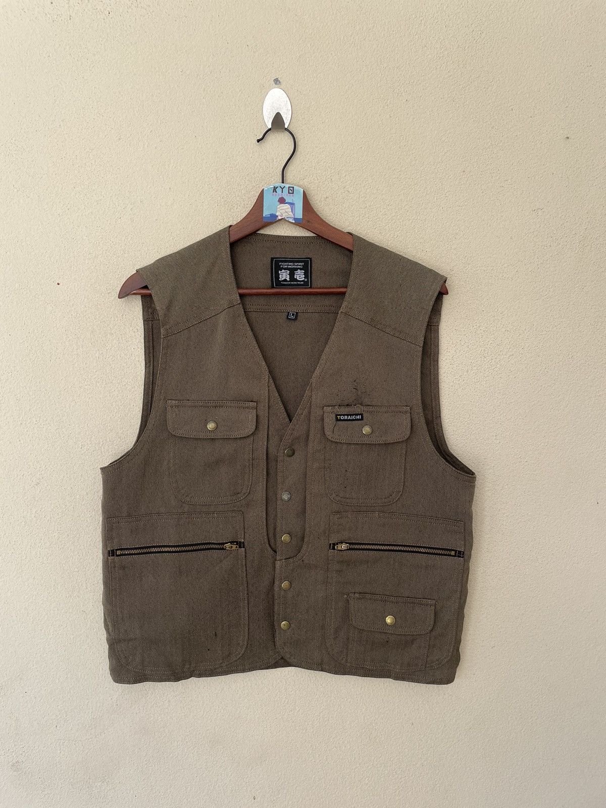 Japanese Brand × Vintage VINTAGE TORAICHI VEST Size US L / EU 52-54 / 3 - 2 Thumbnail