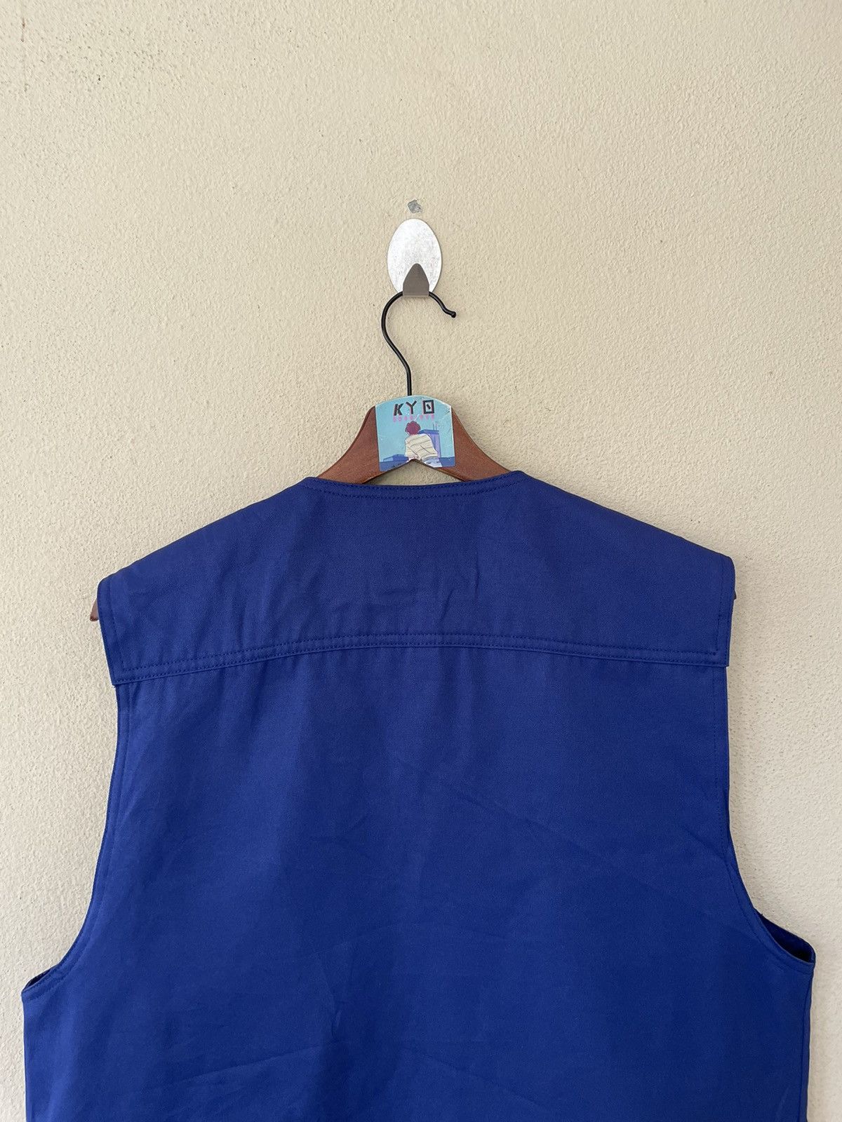 Japanese Brand × Vintage VINTAGE TORAICHI BLUE VEST Size US L / EU 52-54 / 3 - 5 Thumbnail