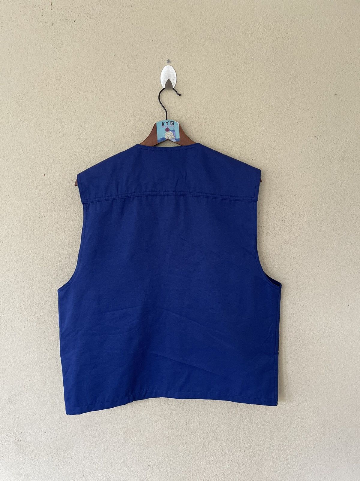 Japanese Brand × Vintage VINTAGE TORAICHI BLUE VEST Size US L / EU 52-54 / 3 - 4 Thumbnail