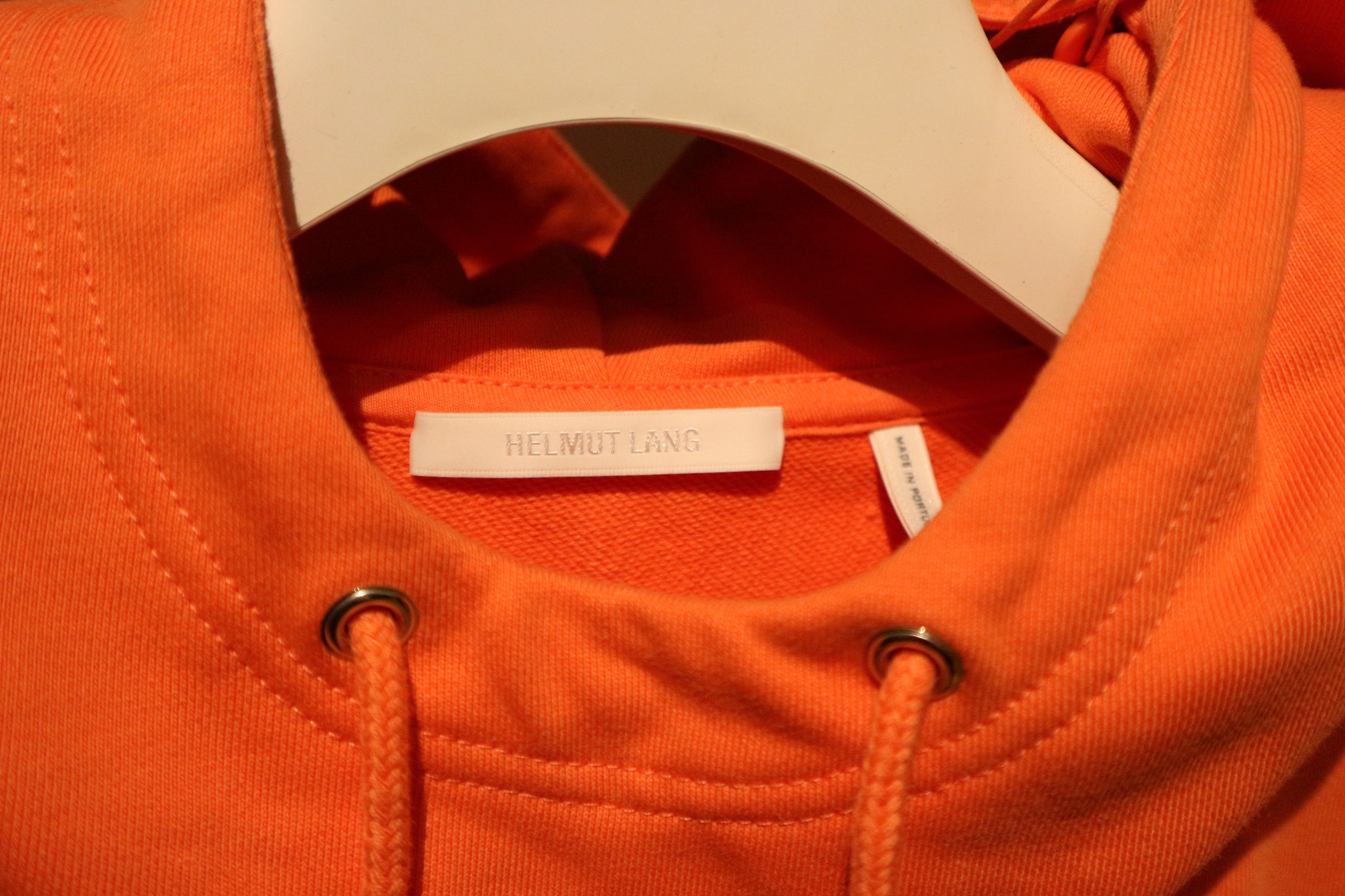 Helmut Lang Brand new Face mask logo print hoodie Size US XL / EU 56 / 4 - 7 Thumbnail