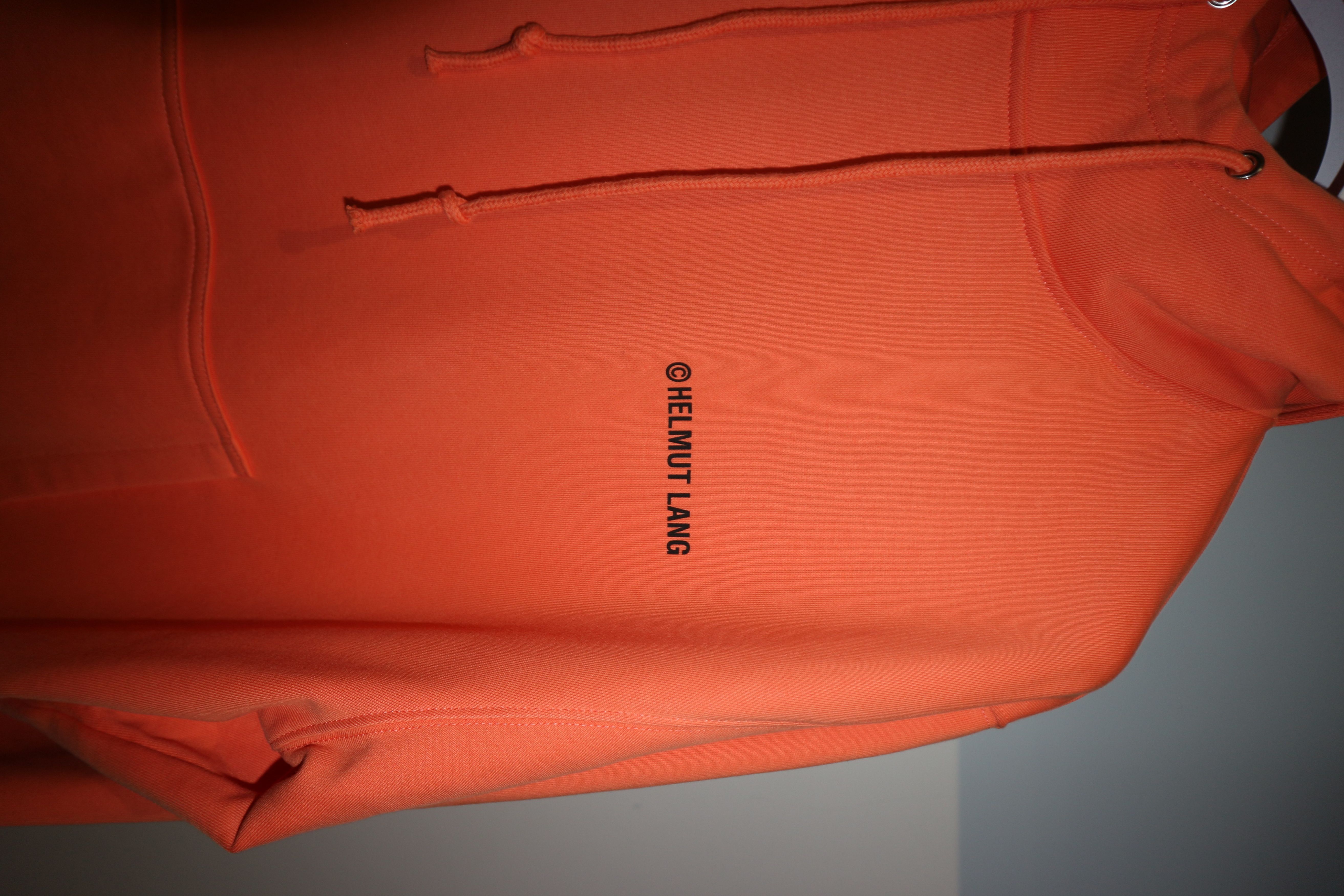 Helmut Lang Brand new Face mask logo print hoodie Size US XL / EU 56 / 4 - 4 Thumbnail