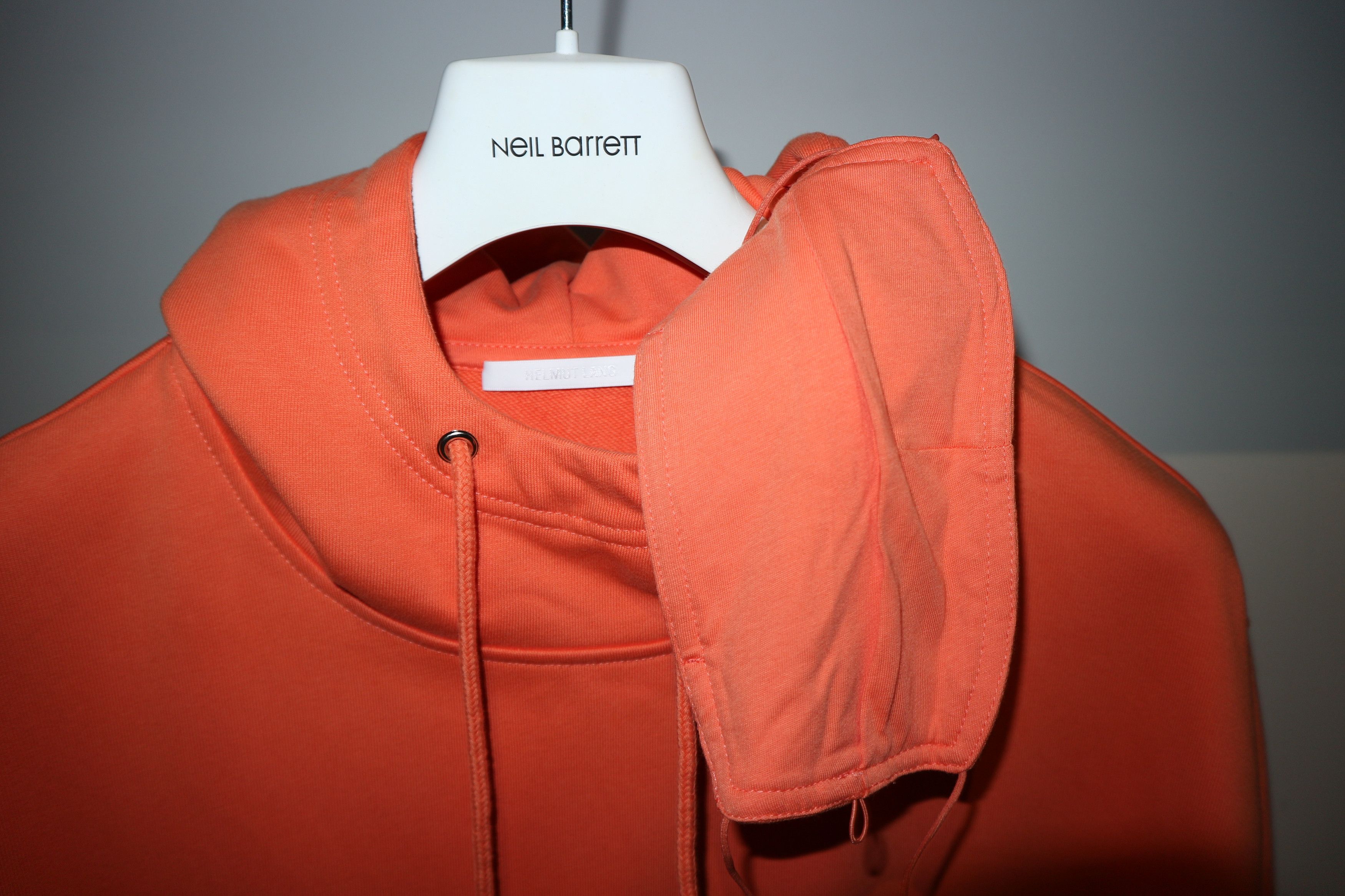 Helmut Lang Brand new Face mask logo print hoodie Size US XL / EU 56 / 4 - 3 Thumbnail