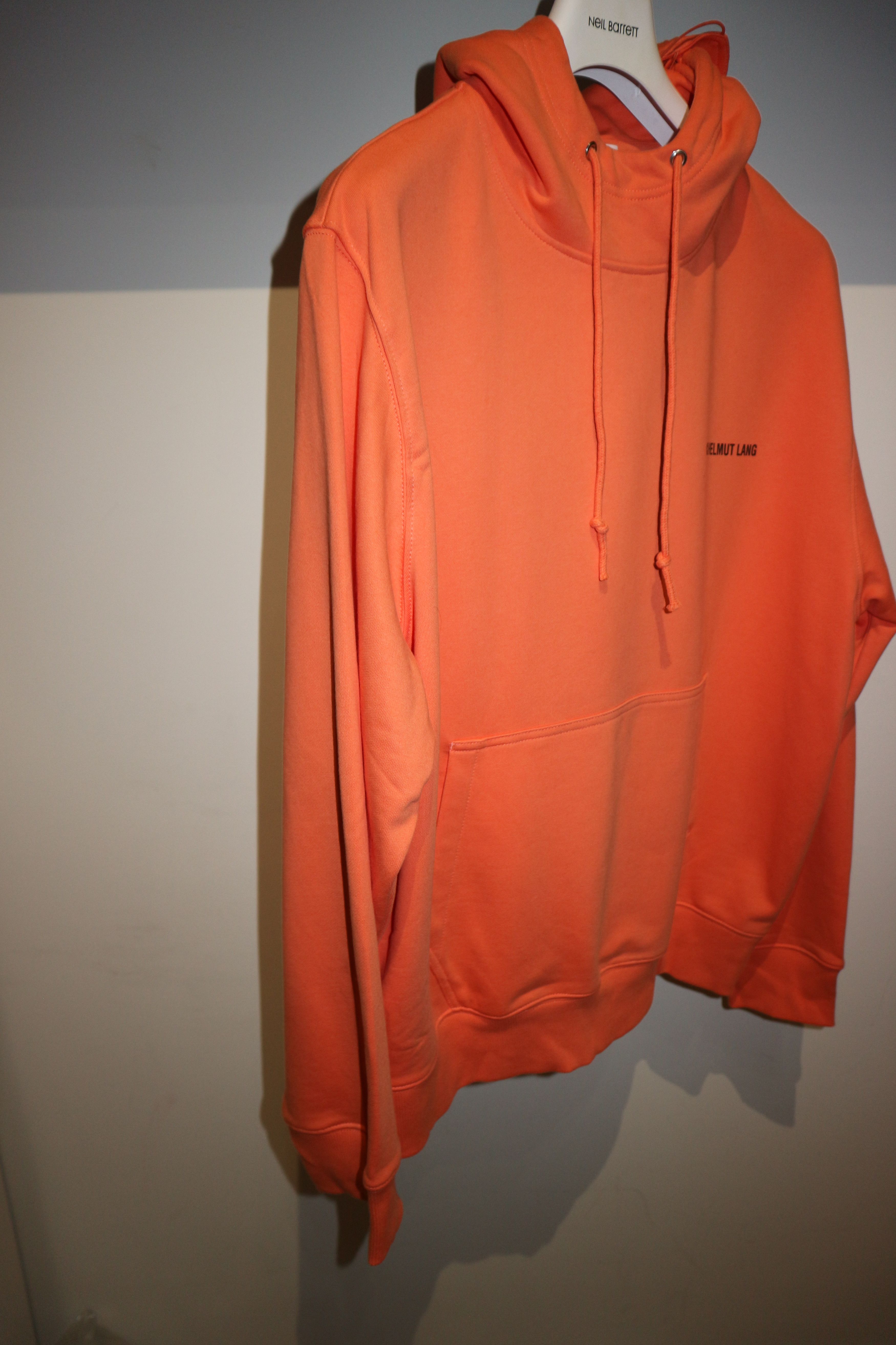 Helmut Lang Brand new Face mask logo print hoodie Size US XL / EU 56 / 4 - 6 Thumbnail