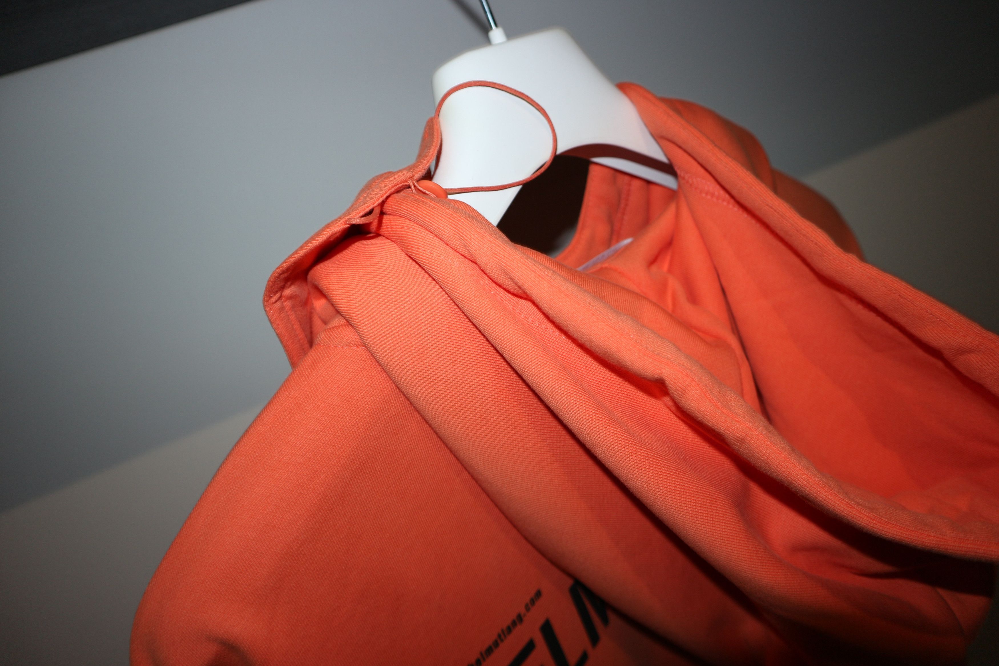 Helmut Lang Brand new Face mask logo print hoodie Size US XL / EU 56 / 4 - 11 Thumbnail