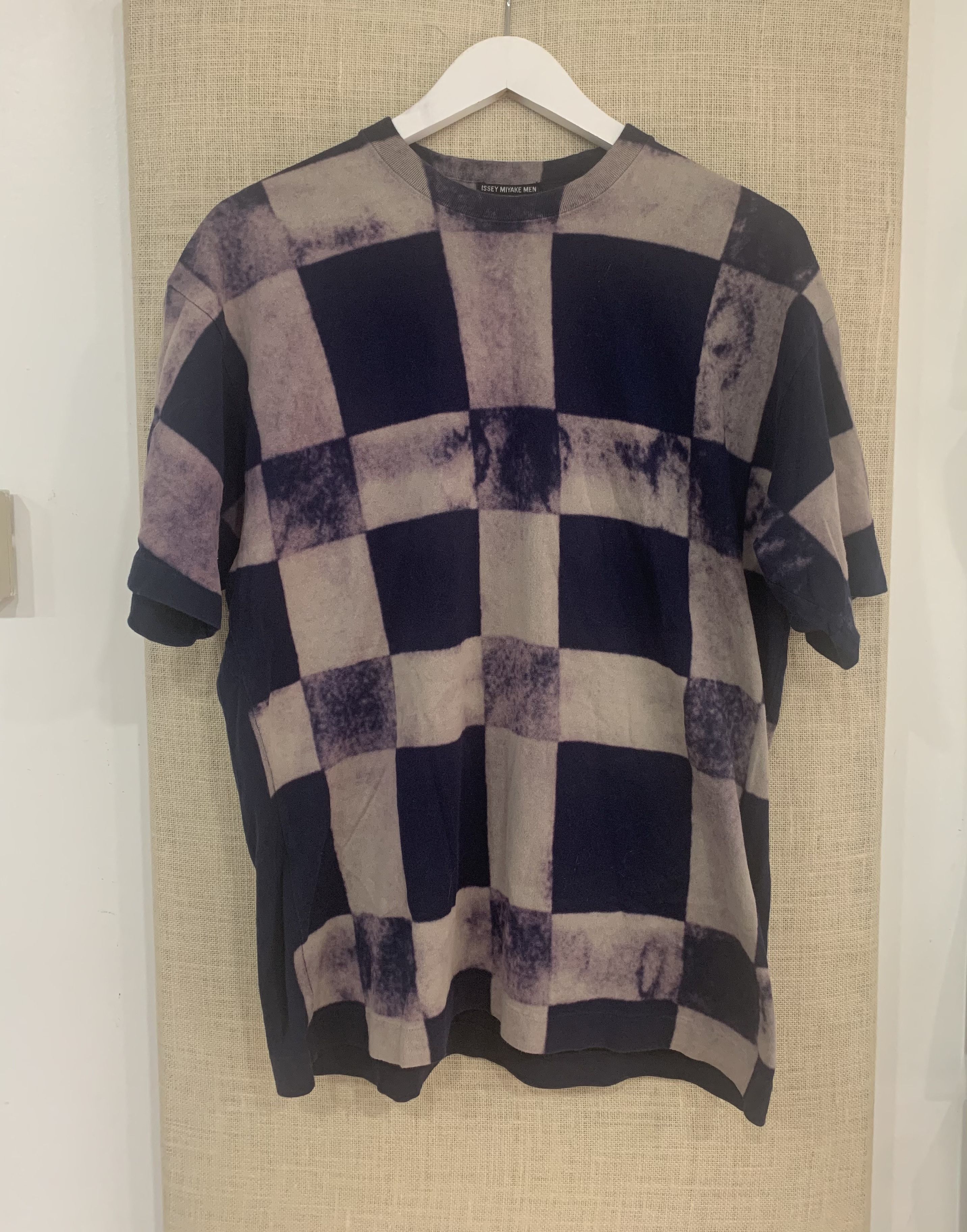 Final Home × Issey Miyake RARE Issey Miyake acid wash checkerboard Size US L / EU 52-54 / 3 - 1 Thumbnail