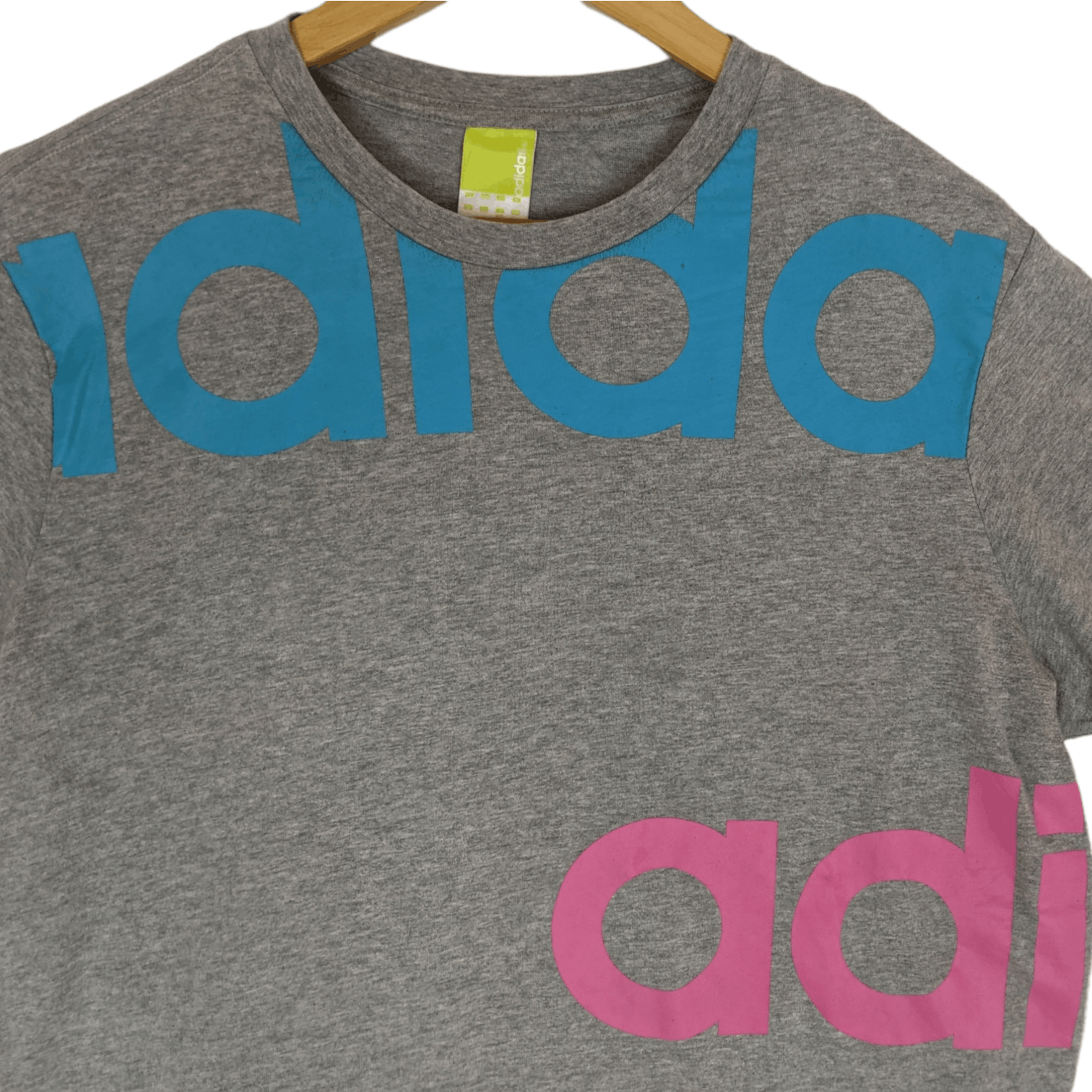 Adidas Vintage 2000's ADIDAS Spell Out Full Print T-Shirt Size US XL / EU 56 / 4 - 4 Thumbnail