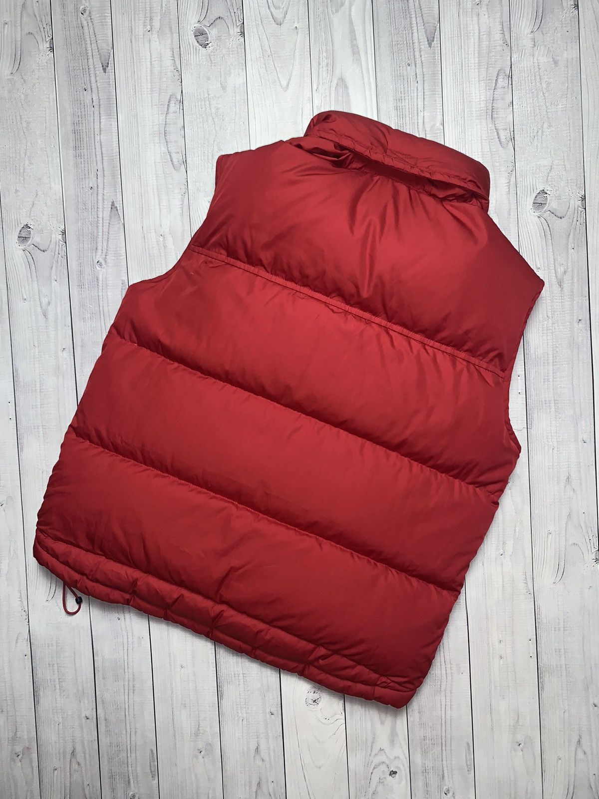 Nike × Vintage Vintage Nike down vest logo drill size S red rare Size US S / EU 44-46 / 1 - 5 Thumbnail