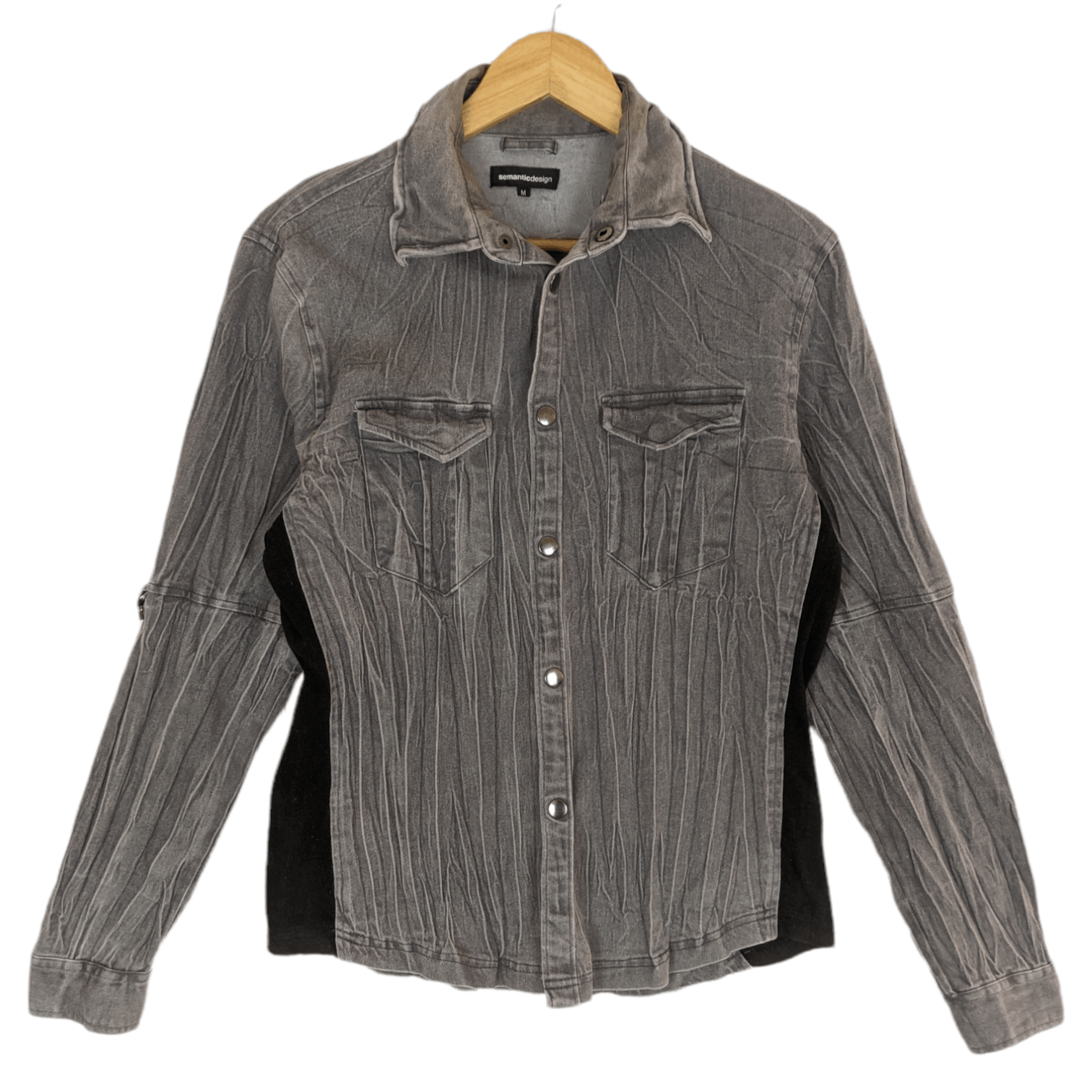 Japanese Brand SEMANTIC DESIGN Denim Style Jacket American Cowboy Size M / US 6-8 / IT 42-44 - 2 Thumbnail