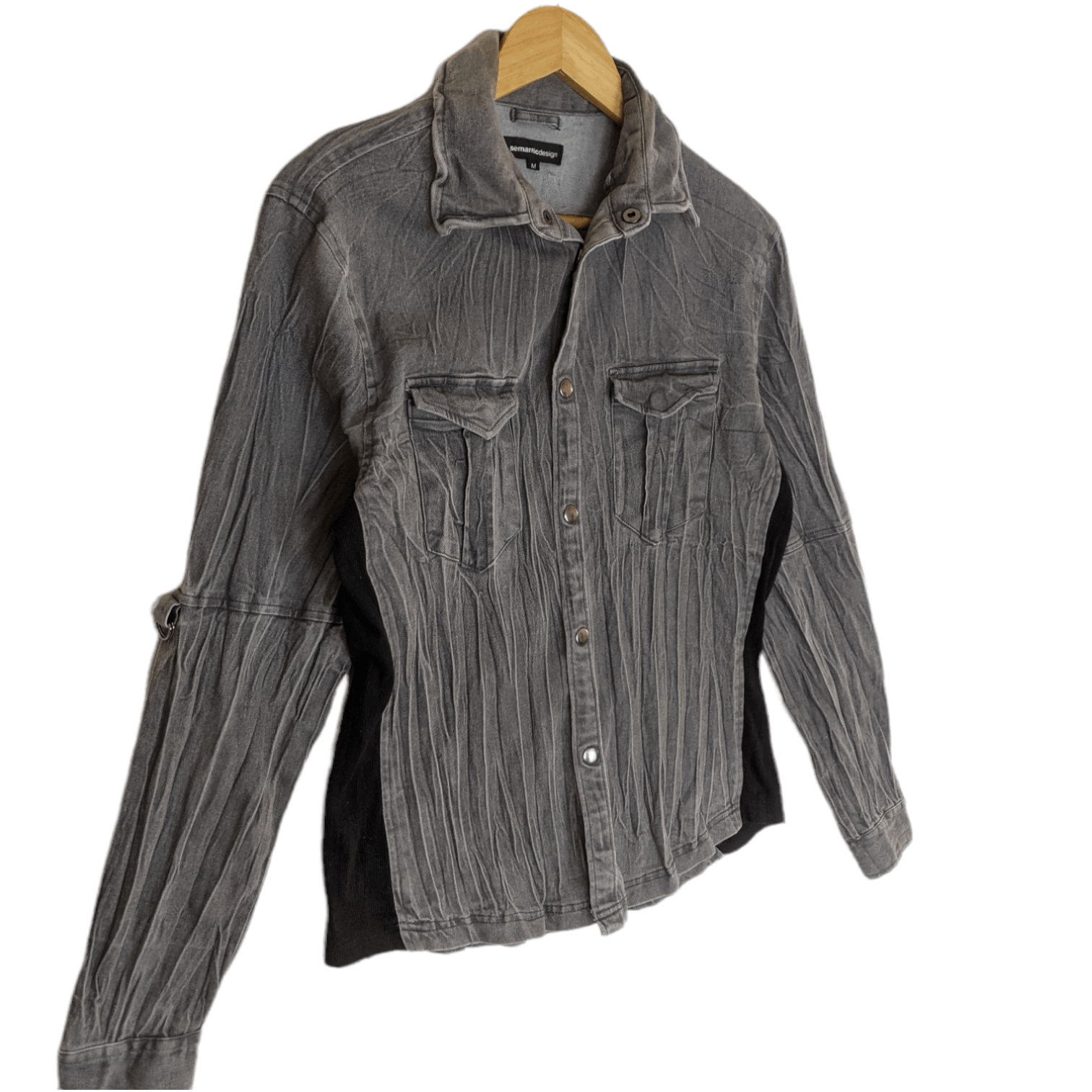 Japanese Brand SEMANTIC DESIGN Denim Style Jacket American Cowboy Size M / US 6-8 / IT 42-44 - 3 Thumbnail