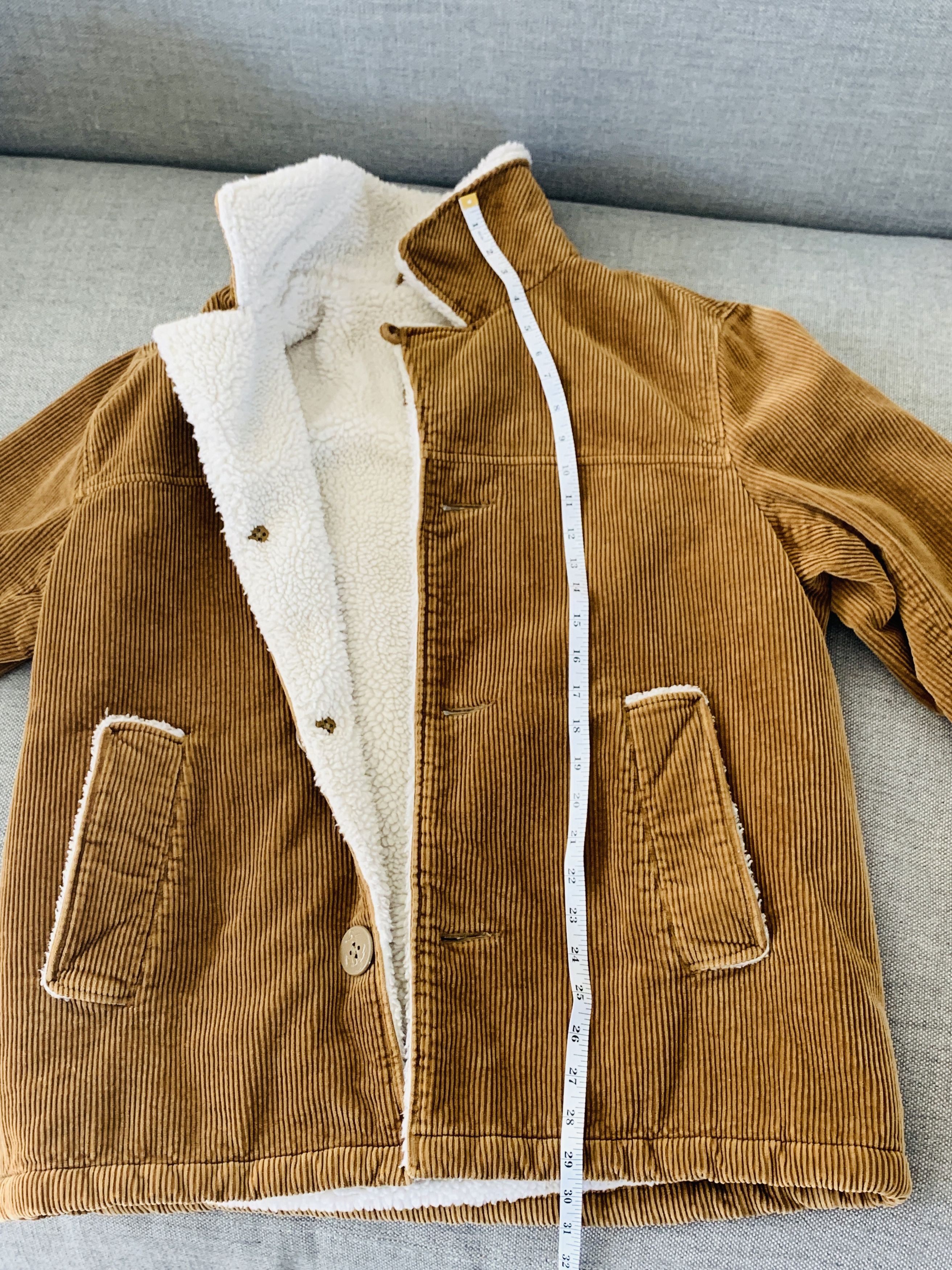 M.Nii Shearling Corduroy Coat Jacket Vintage Double Collar Size US M / EU 48-50 / 2 - 6 Thumbnail