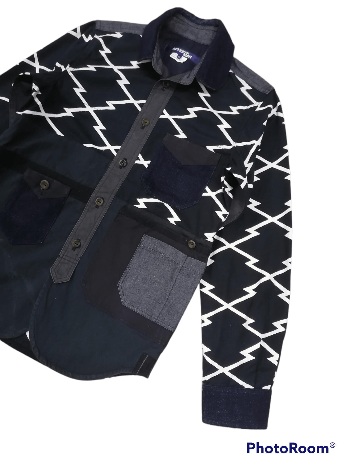 Comme des Garcons × Junya Watanabe 🔥JunyaWatanabe MAN Comme Des Garçons Tactical Button Shirt Size US XS / EU 42 / 0 - 4 Thumbnail