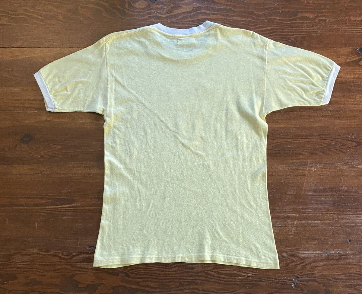 Vintage Vintage 60’s Cat Hang In There Baby Single Stitch Ringer Tee Size US M / EU 48-50 / 2 - 13 Thumbnail