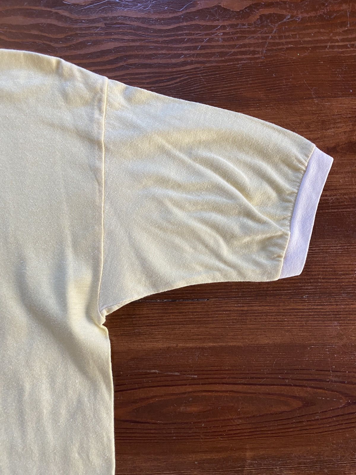Vintage Vintage 60’s Cat Hang In There Baby Single Stitch Ringer Tee Size US M / EU 48-50 / 2 - 14 Thumbnail