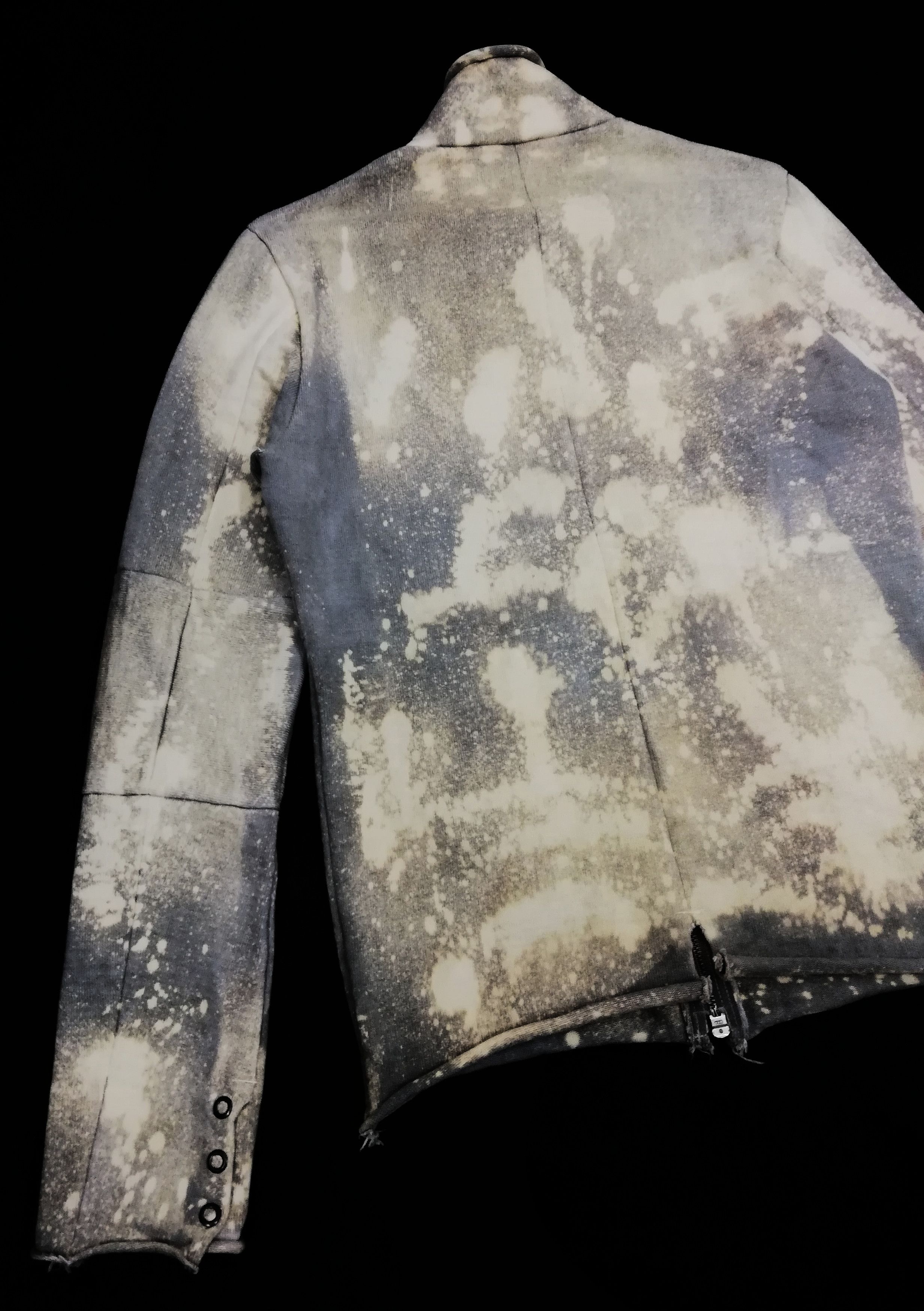 Japanese Brand 🔥Japanese Rhyme Distressed AcidWash Double Zipper Jacket🔥 Size US S / EU 44-46 / 1 - 15 Thumbnail