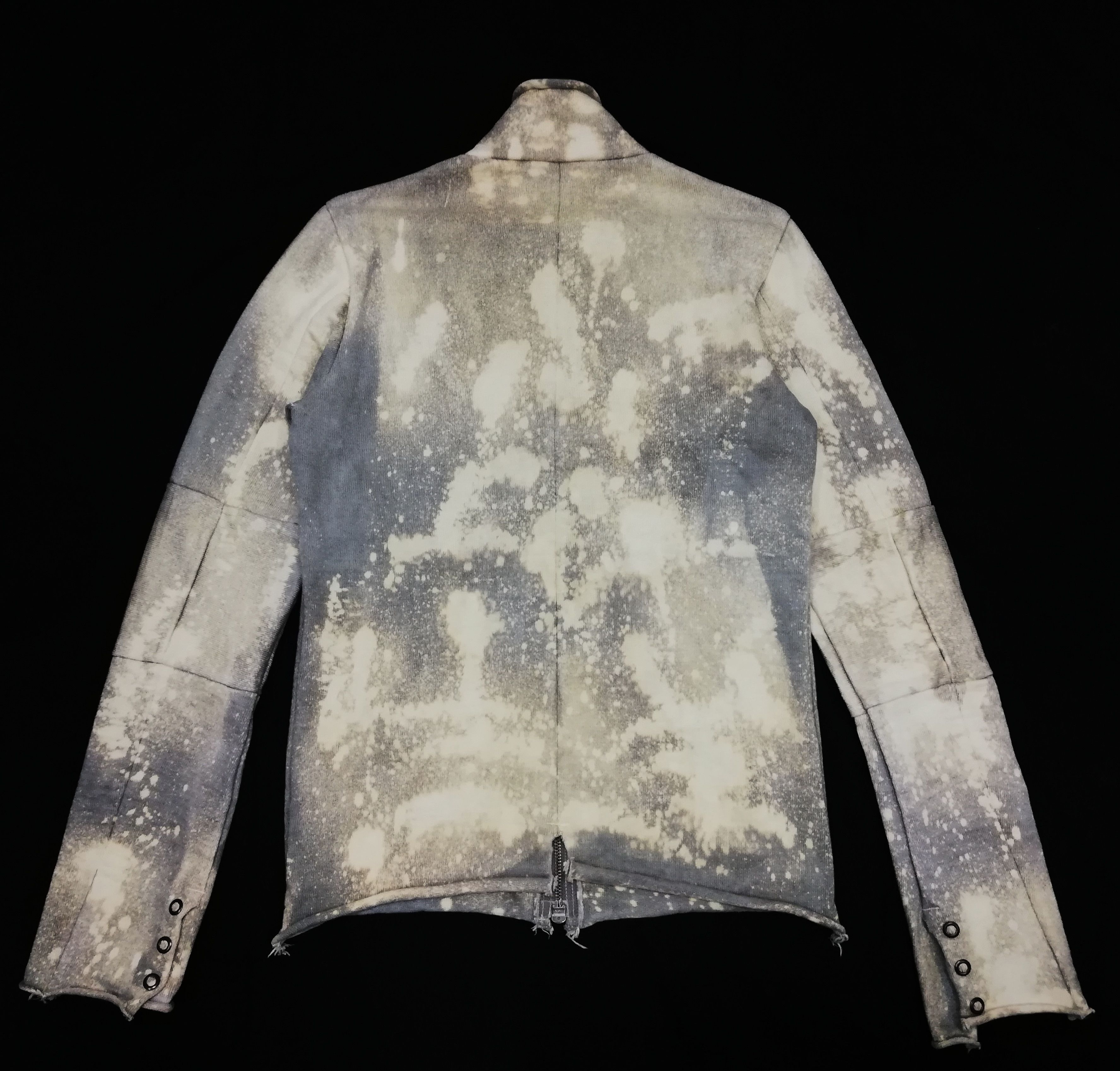 Japanese Brand 🔥Japanese Rhyme Distressed AcidWash Double Zipper Jacket🔥 Size US S / EU 44-46 / 1 - 14 Thumbnail