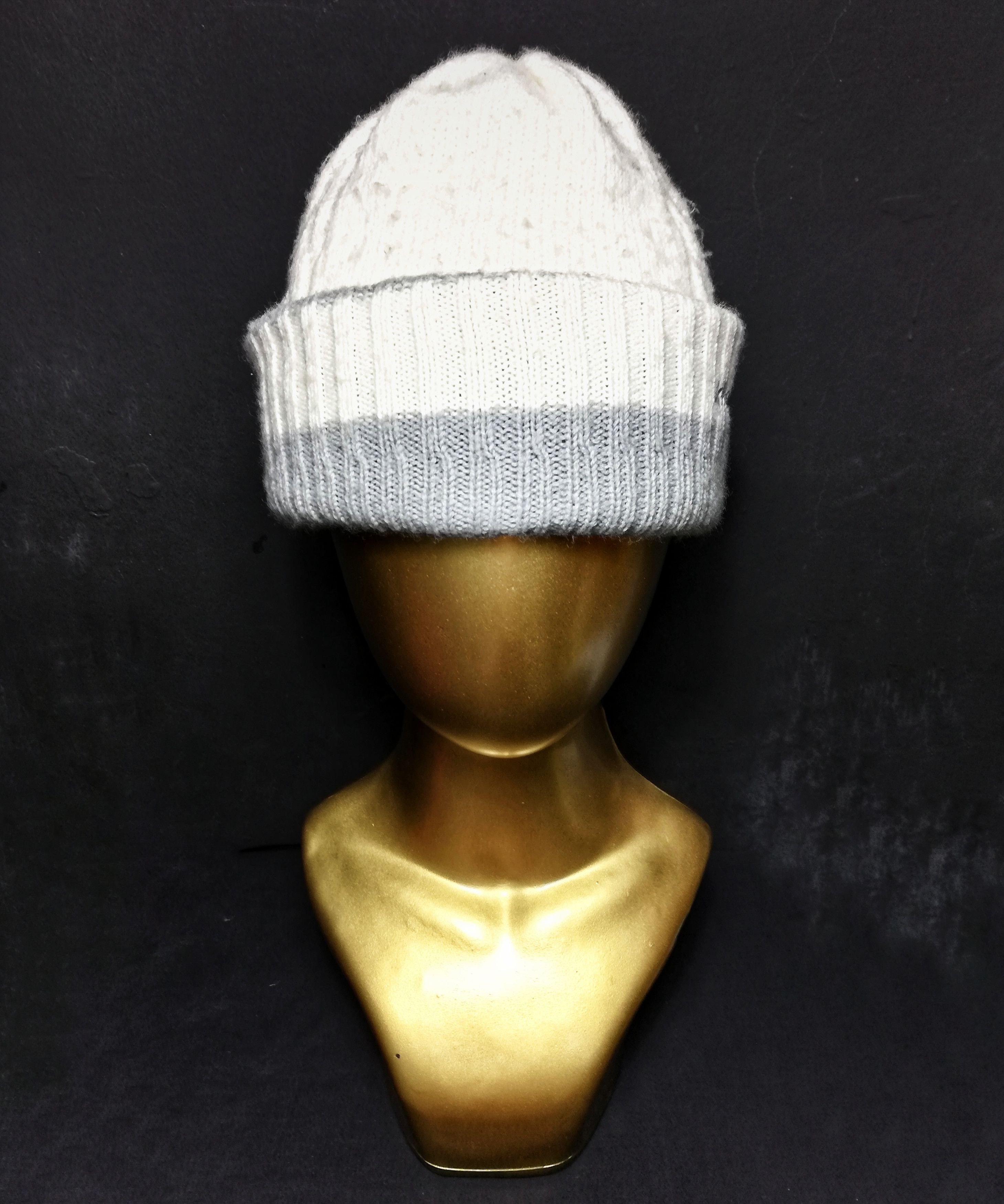 Japanese Brand 🔥SUMMER SALE Iconic Kissmark Knitwear Bennie Hat Acrylic🔥 Size ONE SIZE - 3 Thumbnail