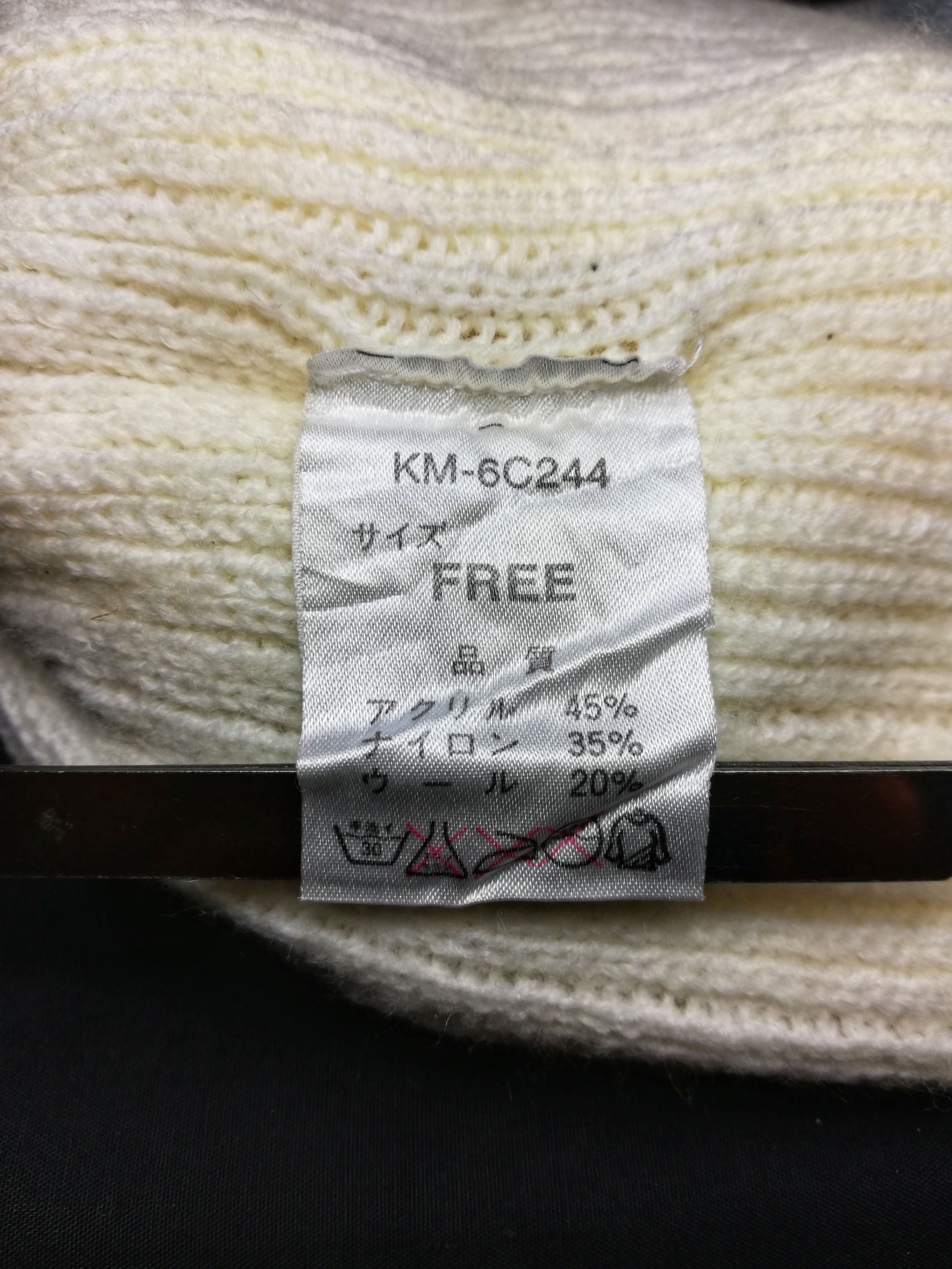 Japanese Brand 🔥SUMMER SALE Iconic Kissmark Knitwear Bennie Hat Acrylic🔥 Size ONE SIZE - 9 Thumbnail