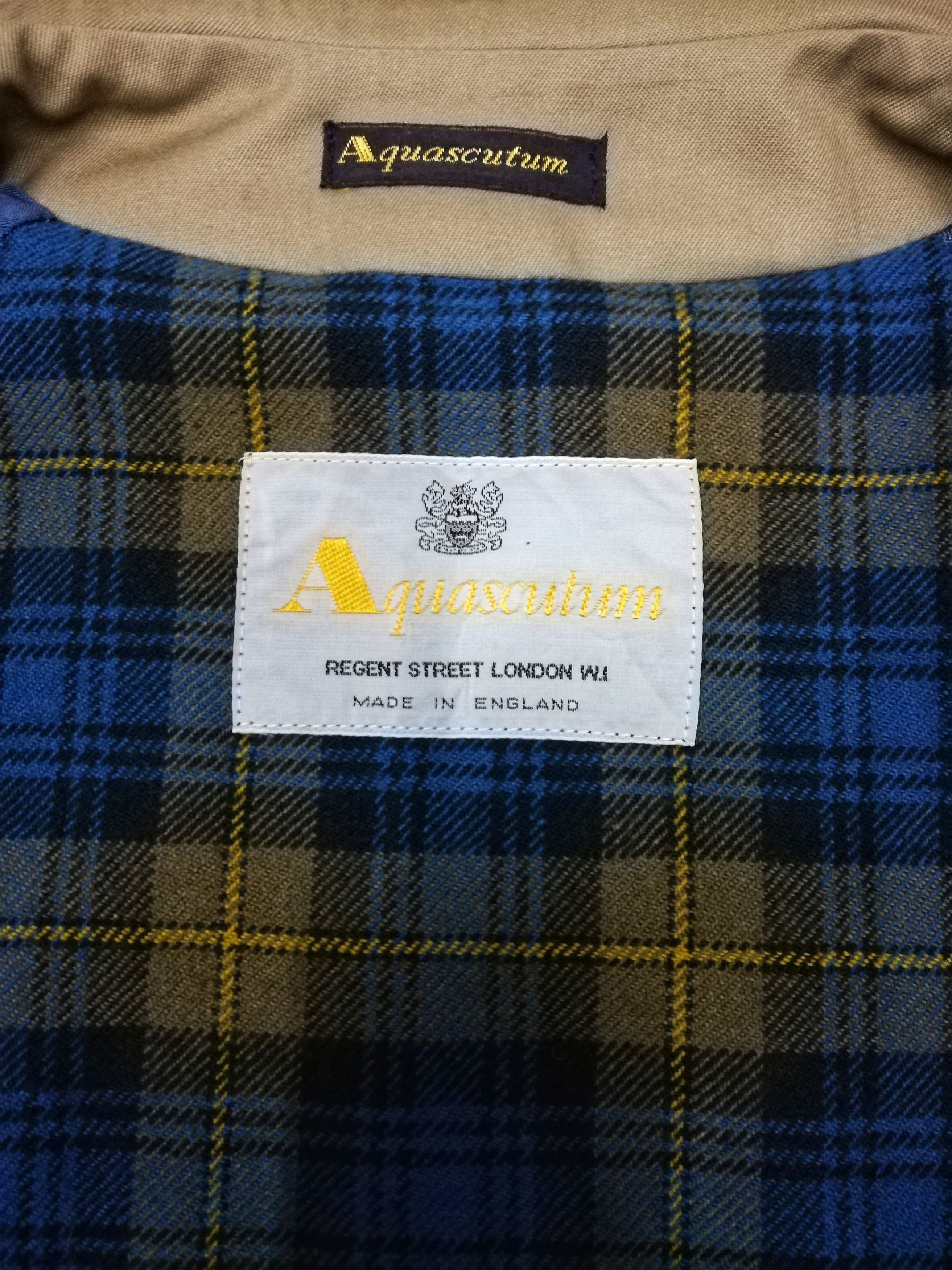 Aquascutum × Vintage 🔥ENGLAND Aquascutum Regent Street London W.i LONG JACKET🔥 Size US M / EU 48-50 / 2 - 7 Thumbnail