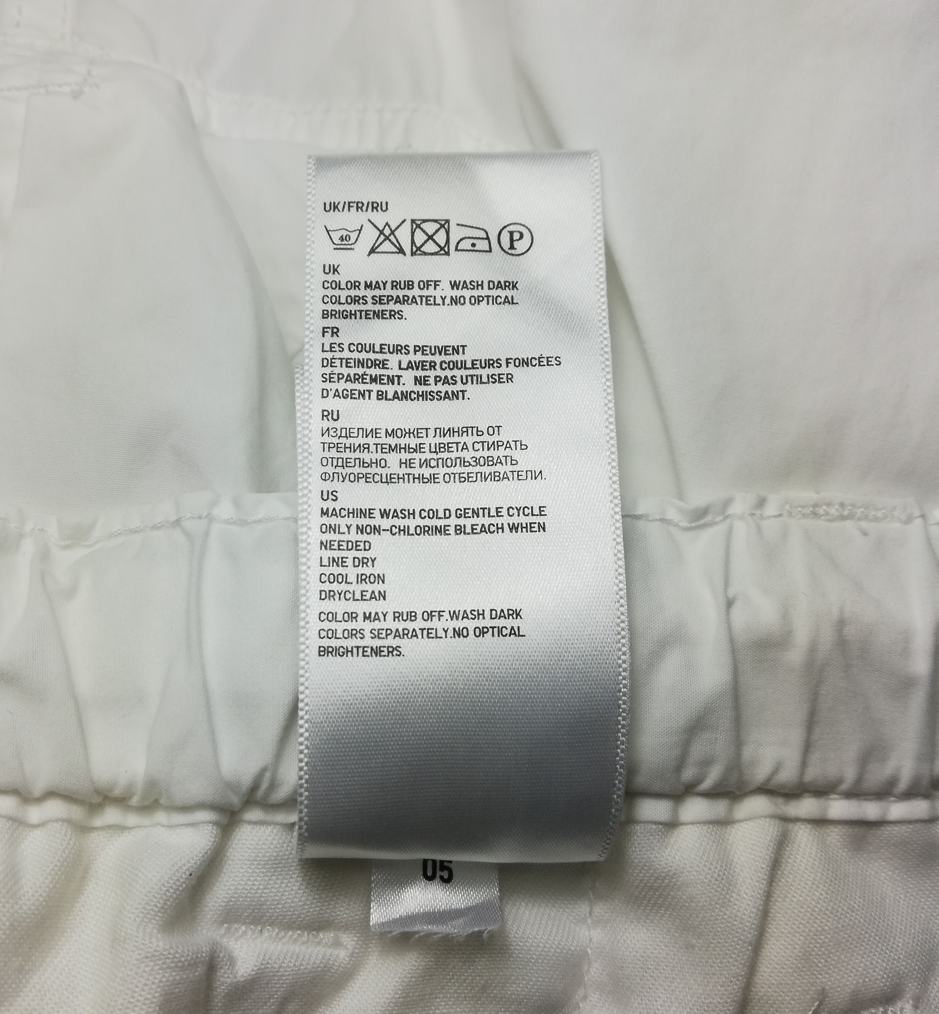 Japanese Brand × Uniqlo 🔥Japanese Brand Uniqlo Cargo White 3Q Uater Pants Cotton🔥 Size US 38 / EU 54 - 8 Thumbnail